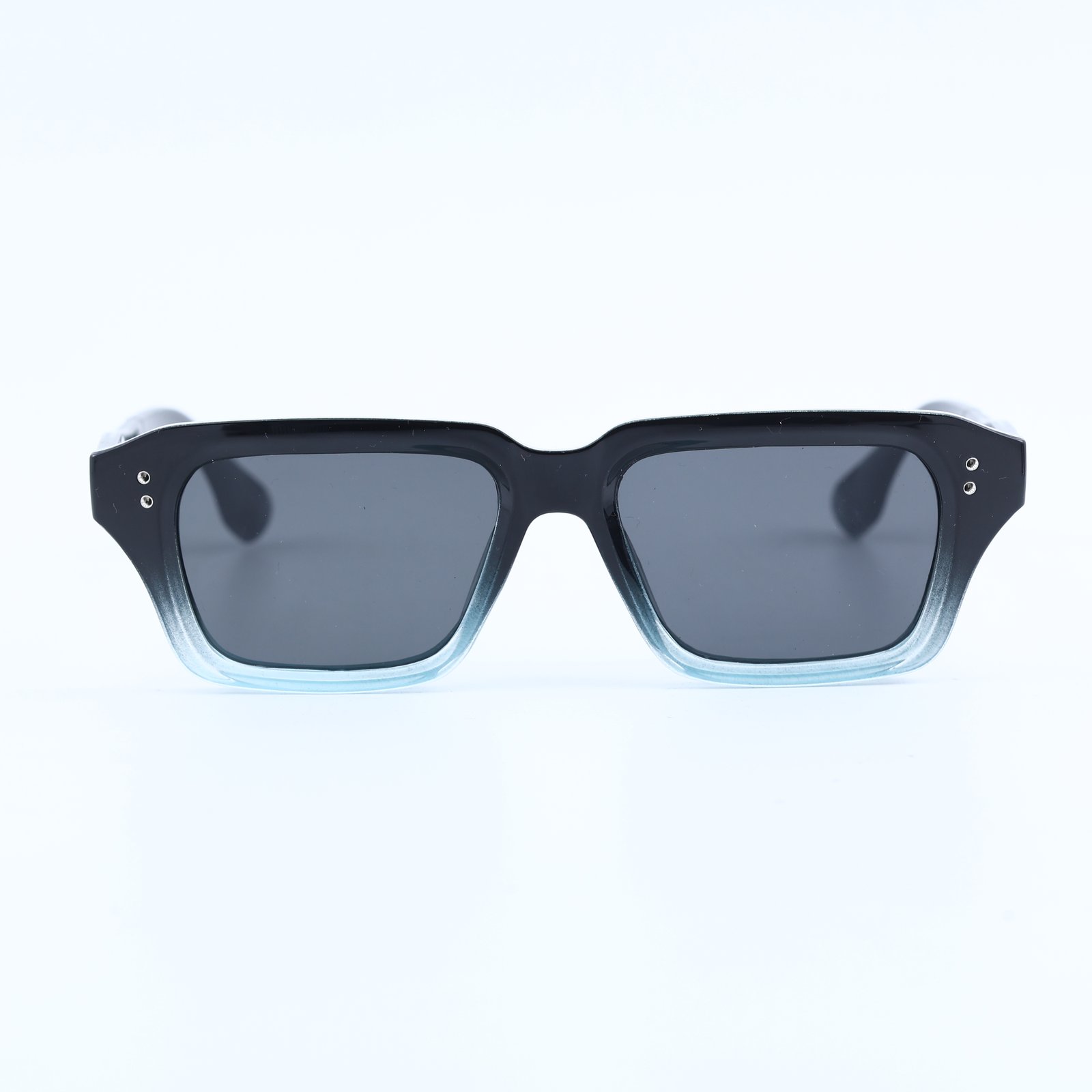 OG Lime Smoke | Transparent Square Sunglasses