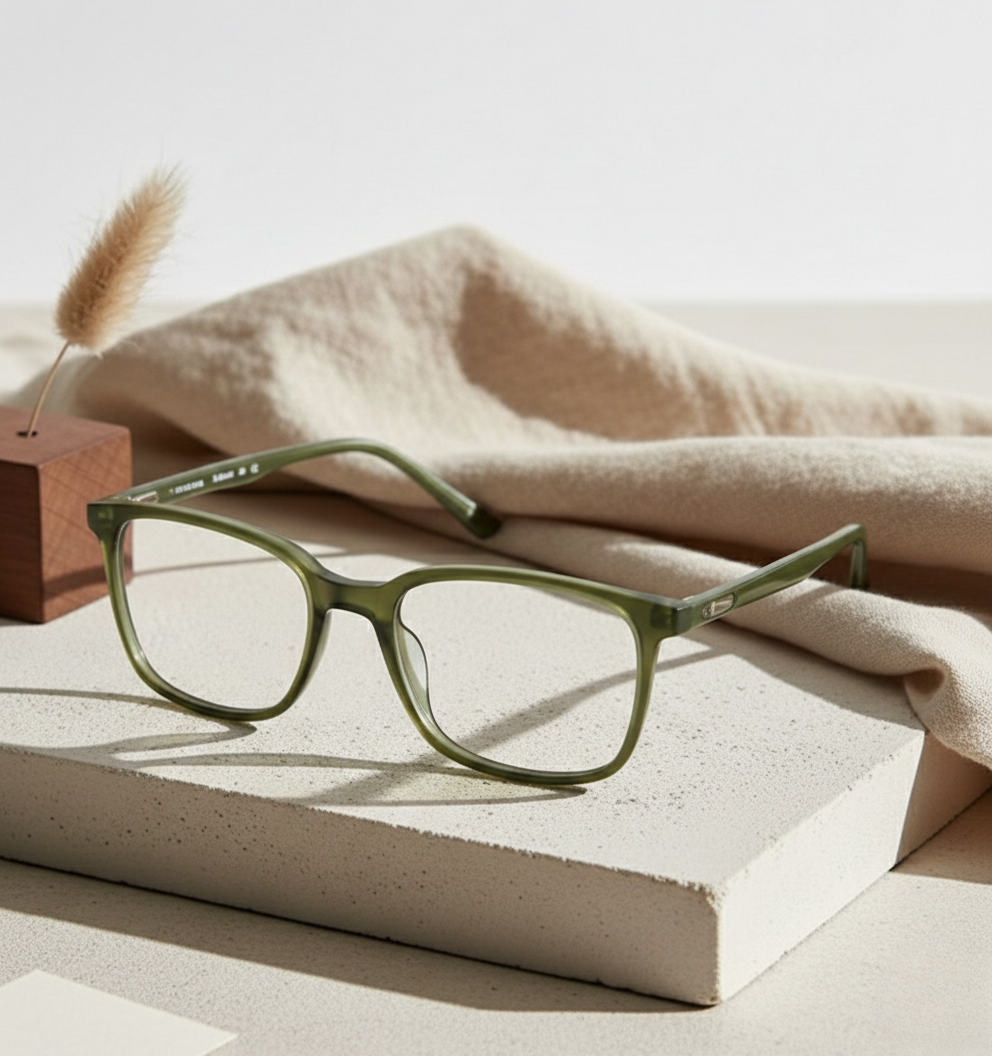 OG Lumen Full Rim Square Eyeglasses for Men | Lightweight Stylish Optical Frame