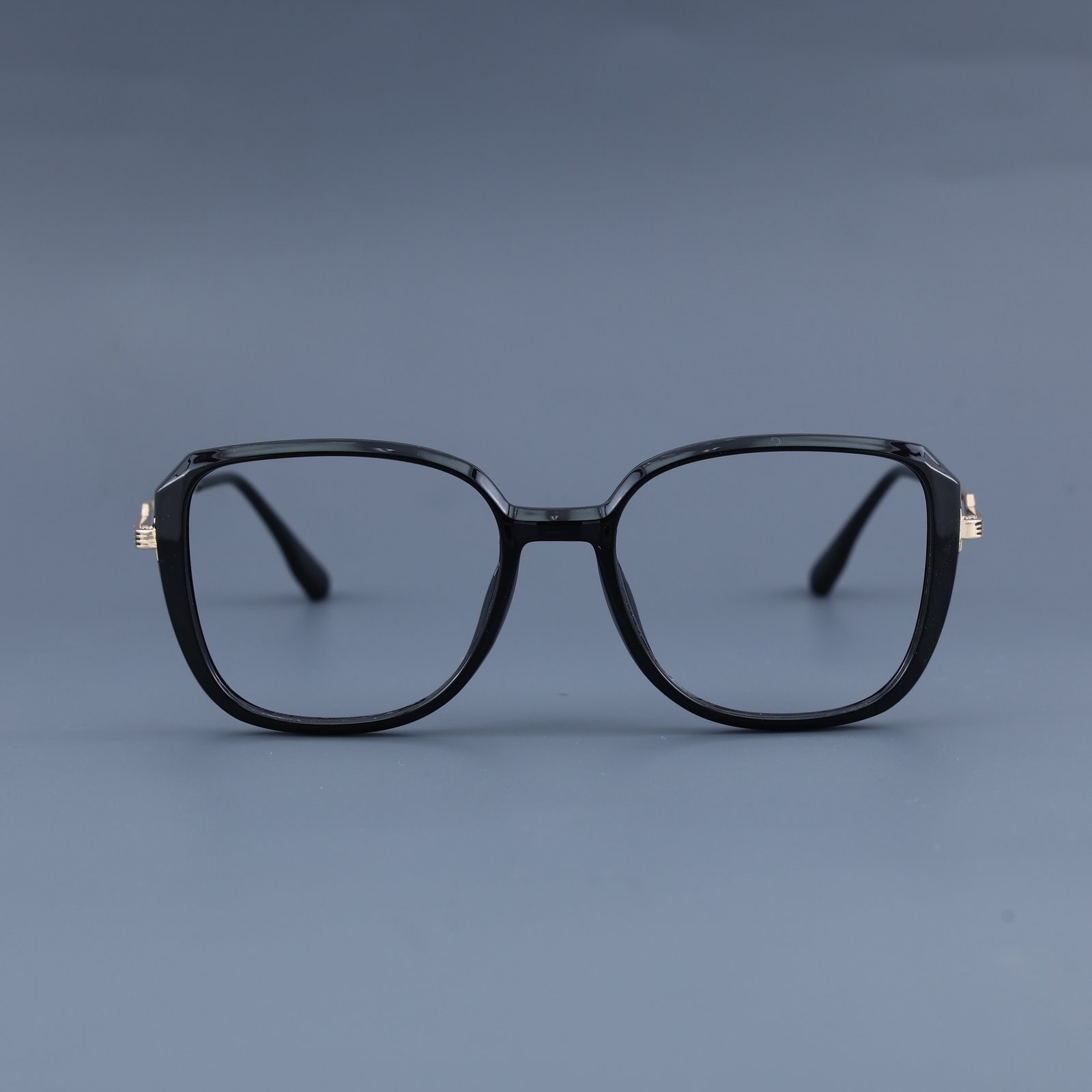 OG Luxe Line | Black & Gold Premium Square Eyeglasses