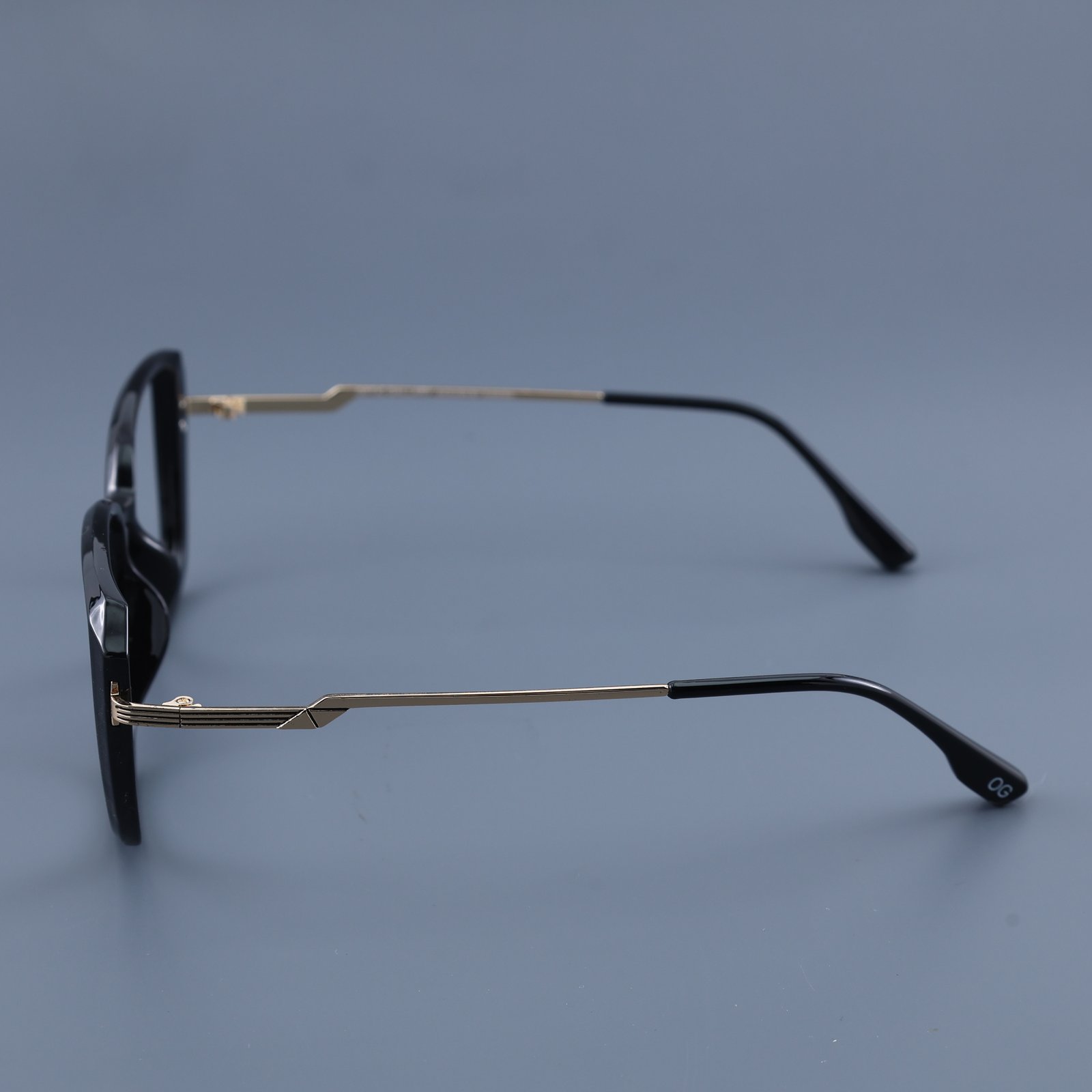 OG Luxe Line | Black & Gold Premium Square Eyeglasses