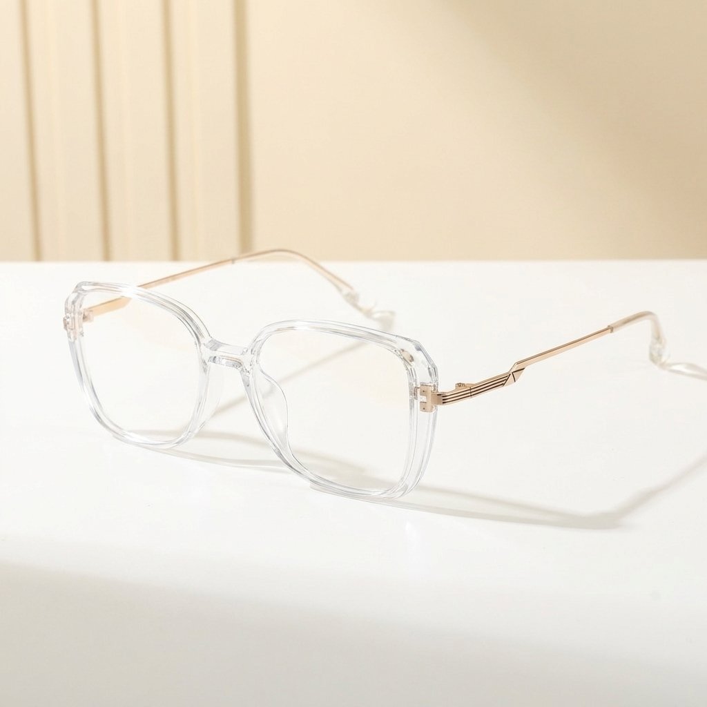 OG Luxe Line | Black & Gold Premium Square Eyeglasses