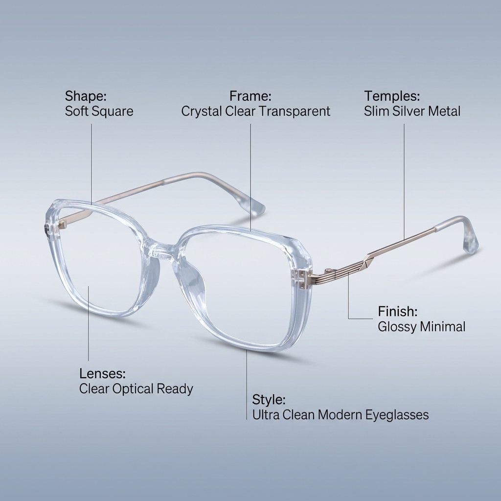 OG Luxe Line | Black & Gold Premium Square Eyeglasses