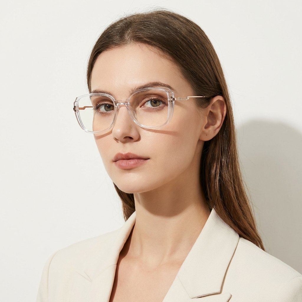 OG Luxe Line | Black & Gold Premium Square Eyeglasses