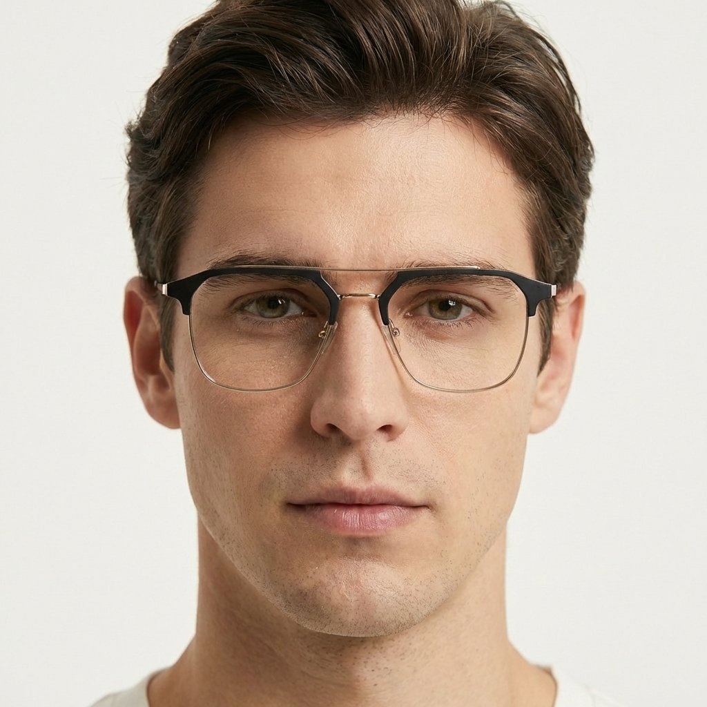 OG Midnight Blade | Black Frame Geometric Aviator Sunglasses