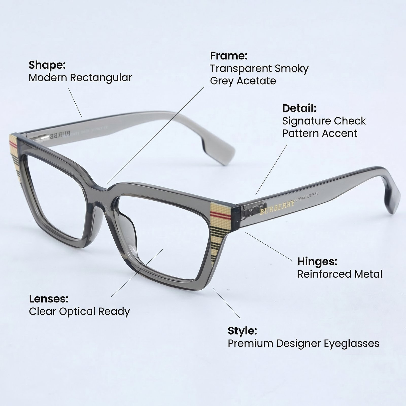 OG Midnight Bold | Black Classic Square Eyeglasses