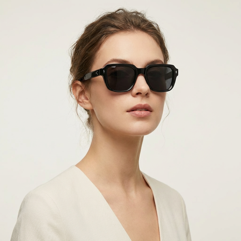 OG Midnight Ice | Classic Blue Tint Square Sunglasses