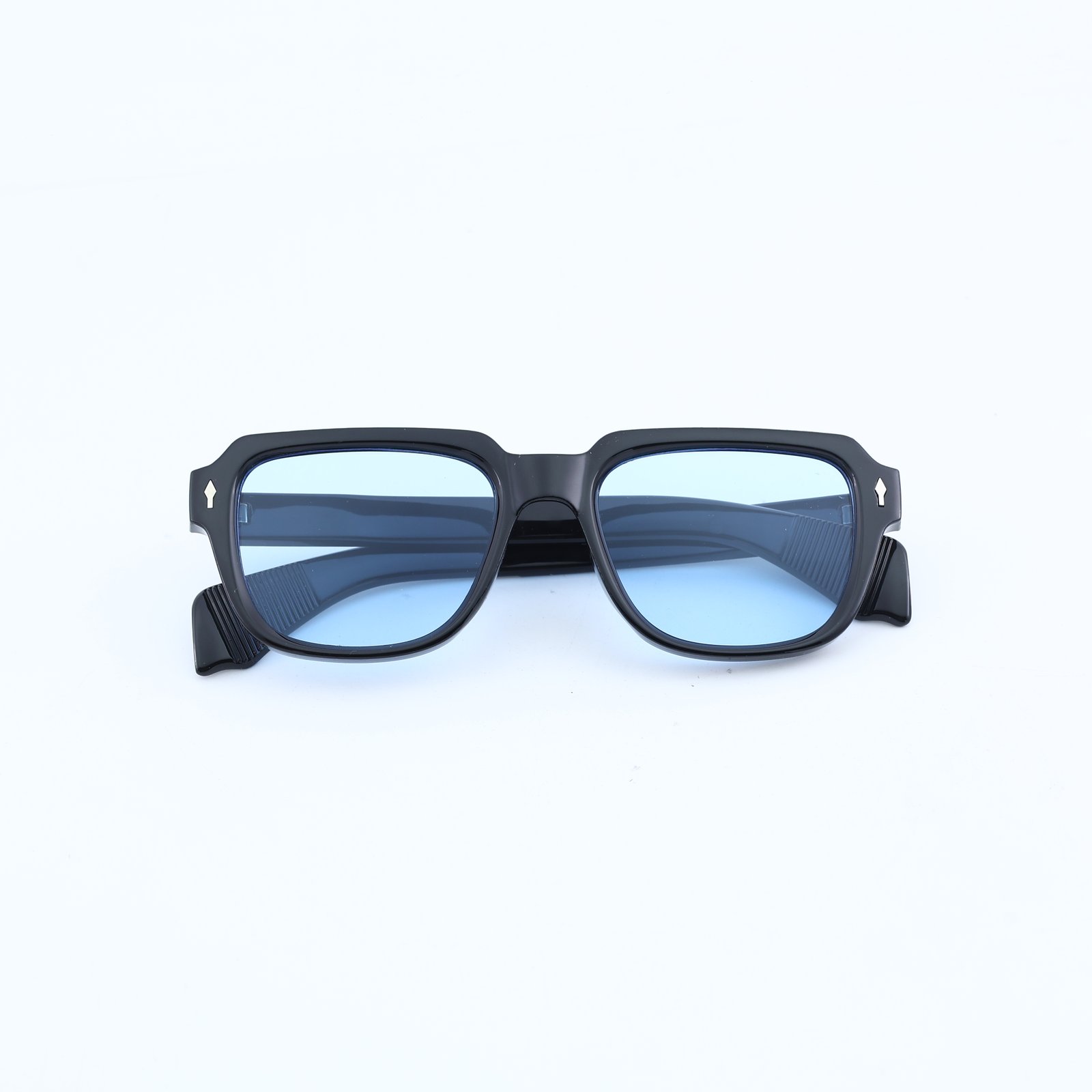 OG Midnight Ice | Classic Blue Tint Square Sunglasses