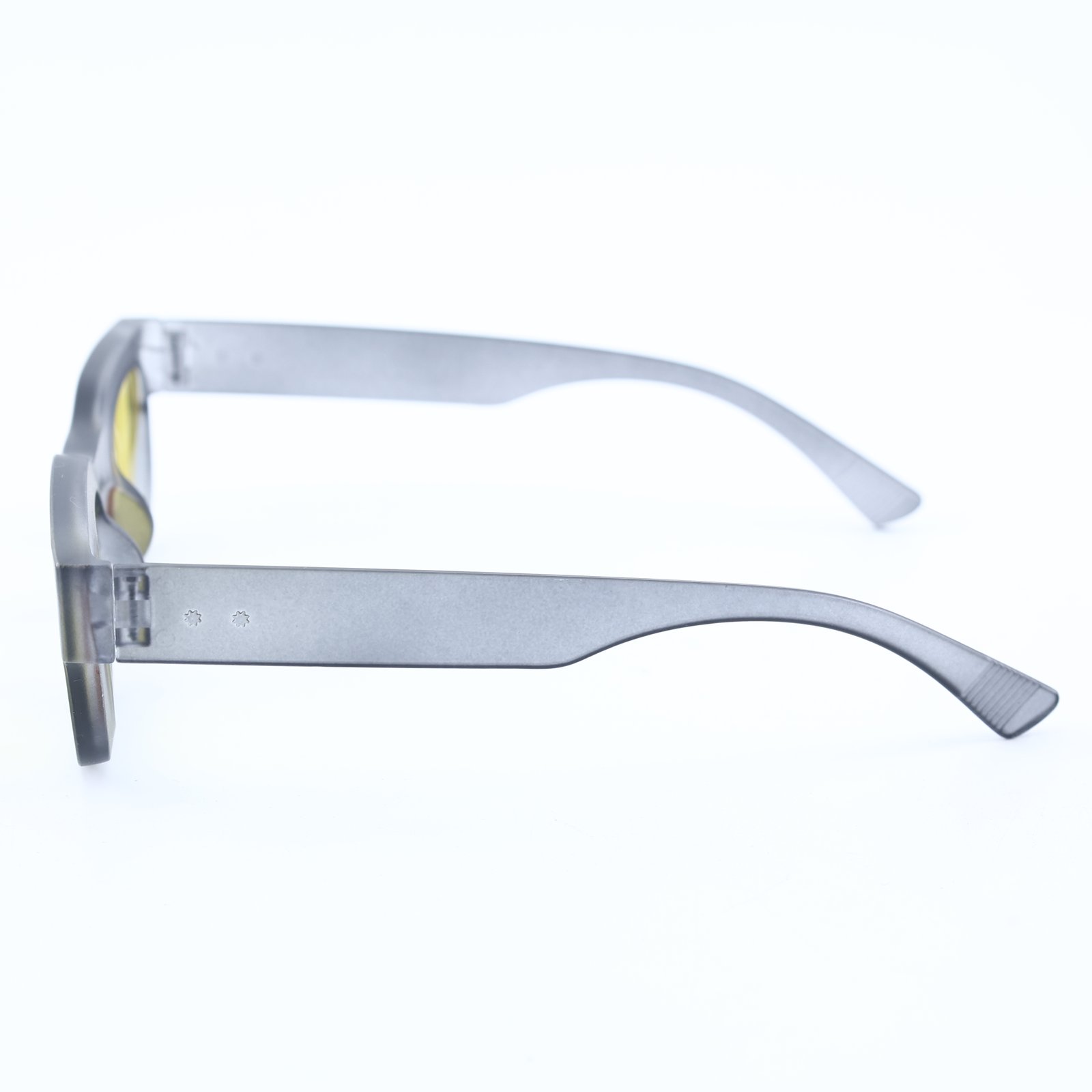 OG Midnight Ice | Matte Black Slim Rectangle Sunglasses