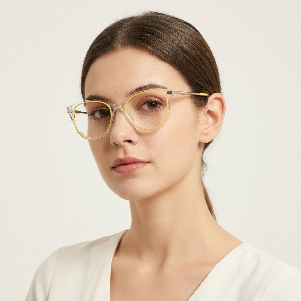 OG Mint Crystal | Fresh Green Transparent Eyeglasses