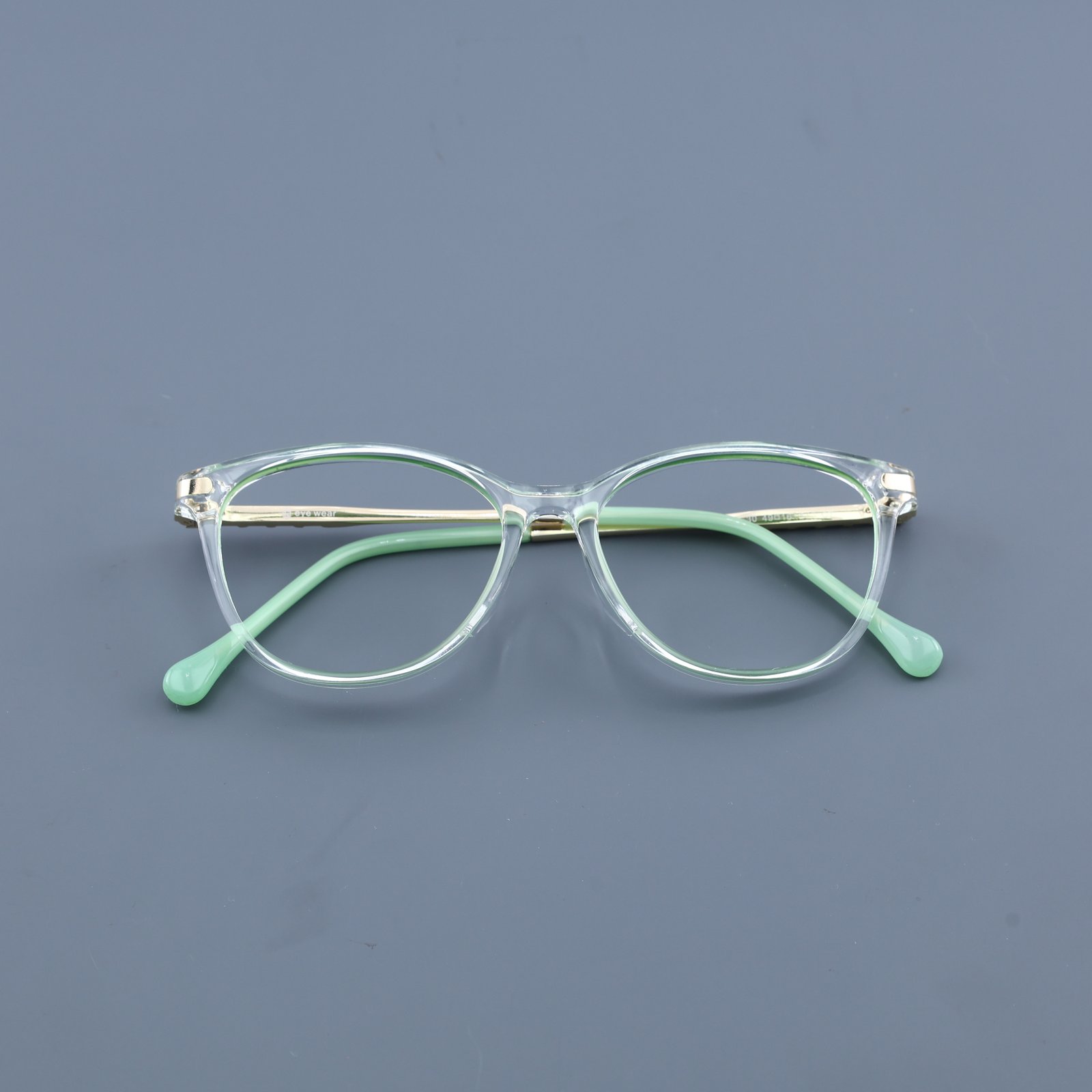 OG Mint Crystal | Fresh Green Transparent Eyeglasses