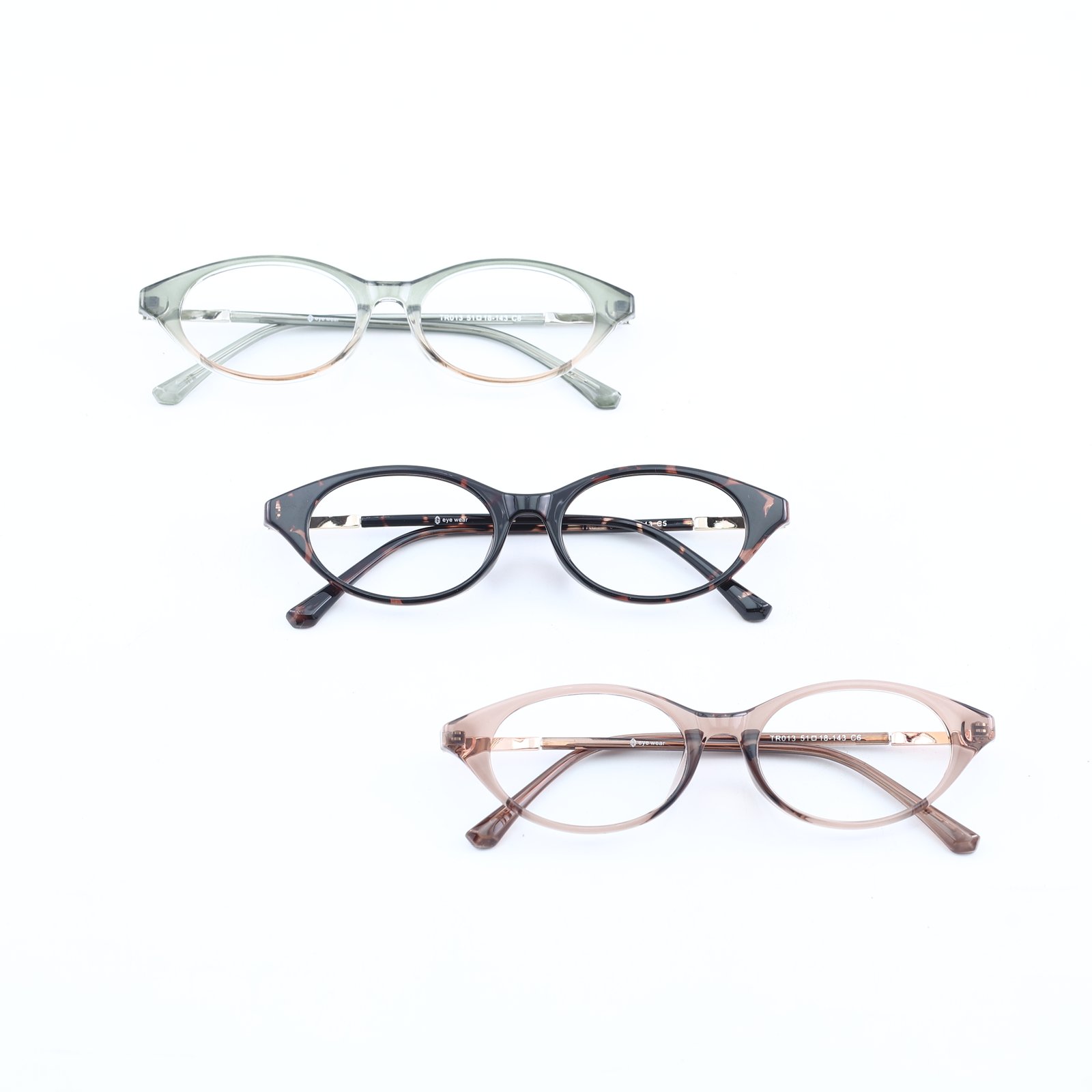 OG Mint Whisper Full Rim Oval Eyeglasses | Transparent Dual Tone Pastel Lightweight Optical Frame for Women