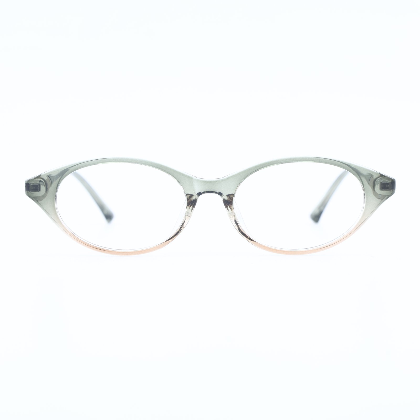 OG Mint Whisper Full Rim Oval Eyeglasses | Transparent Dual Tone Pastel Lightweight Optical Frame for Women
