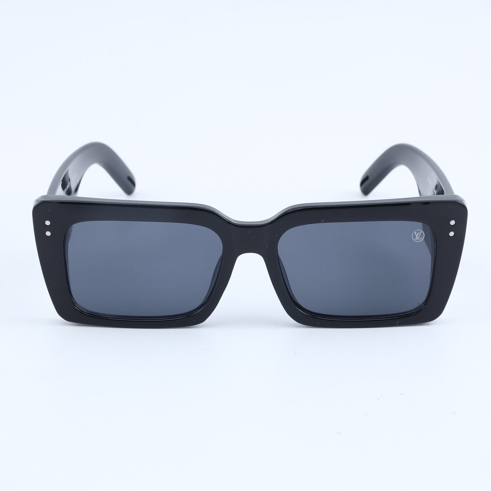 OG Monogram Icon | Bold Black Luxe Square Sunglasses