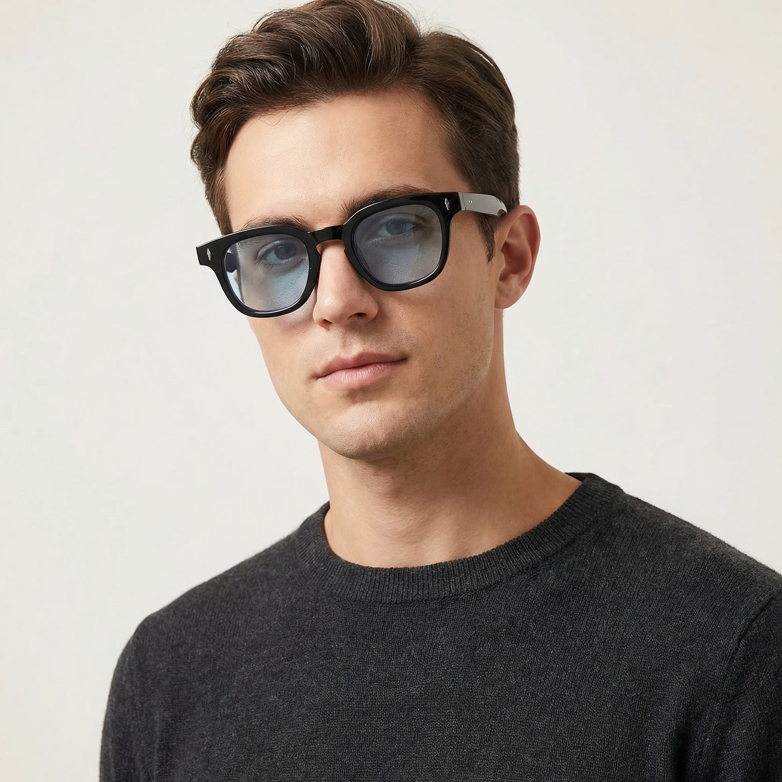 OG Night Vision | Matte Black Round Yellow Lens Sunglasses