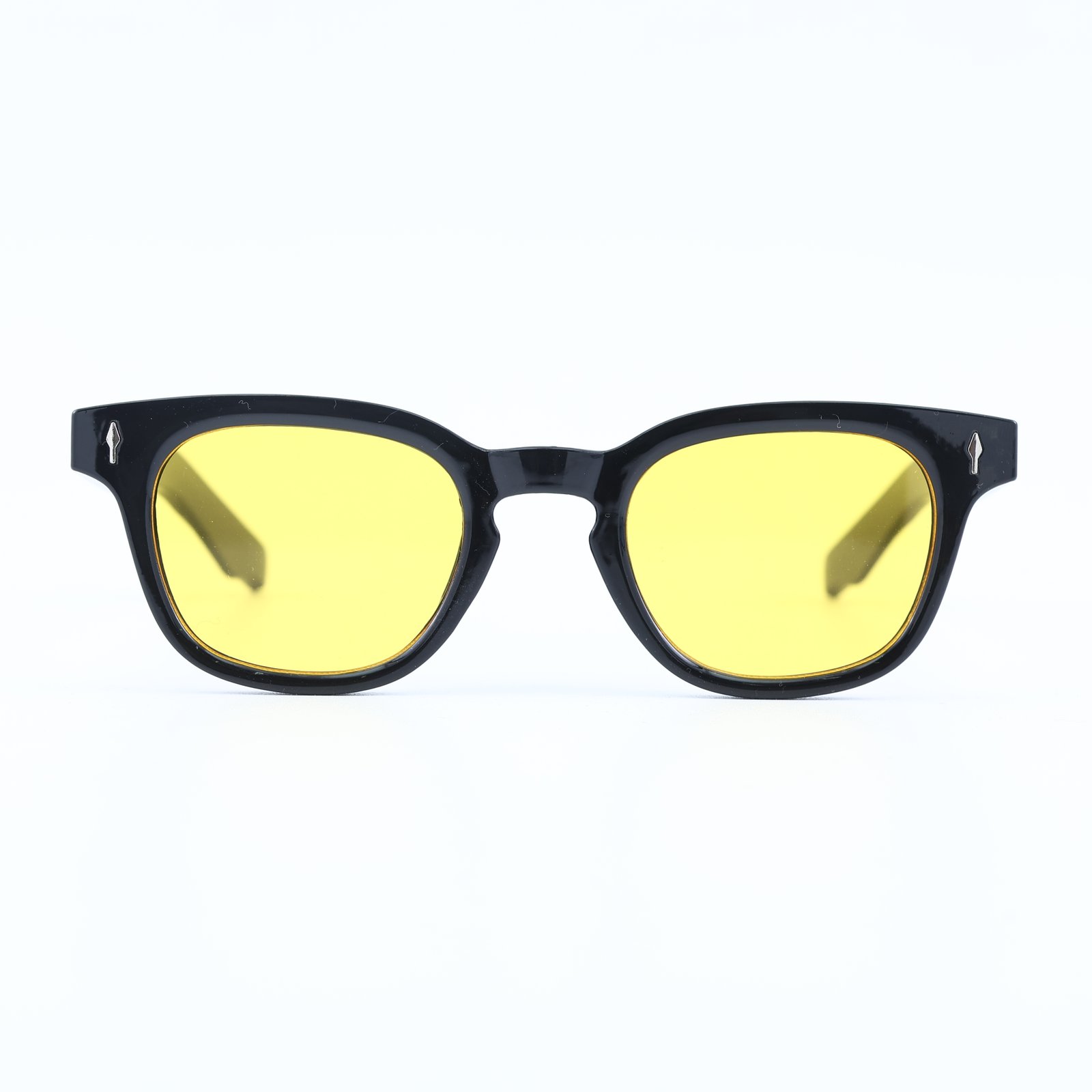 OG Night Vision | Matte Black Round Yellow Lens Sunglasses