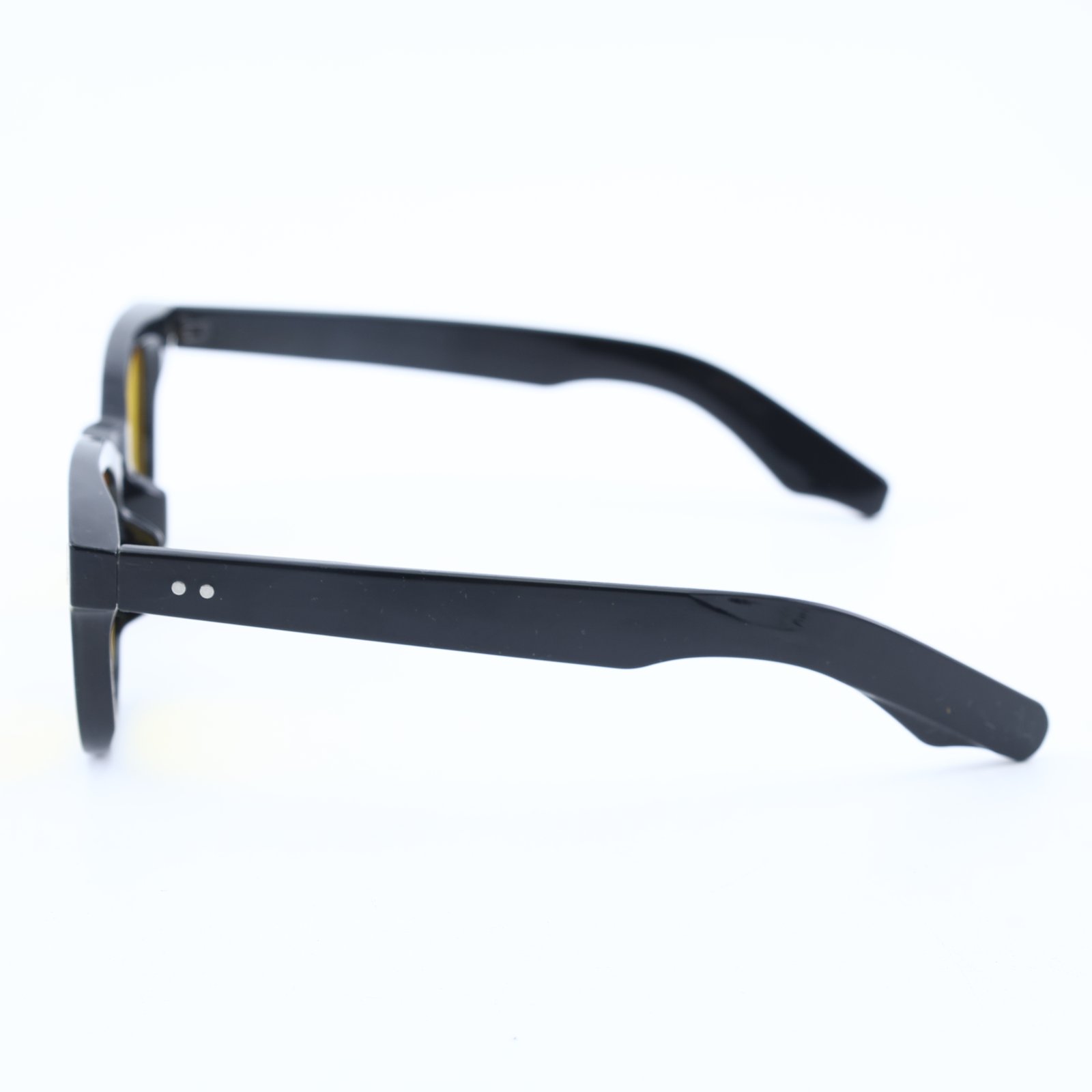 OG Night Vision | Matte Black Round Yellow Lens Sunglasses