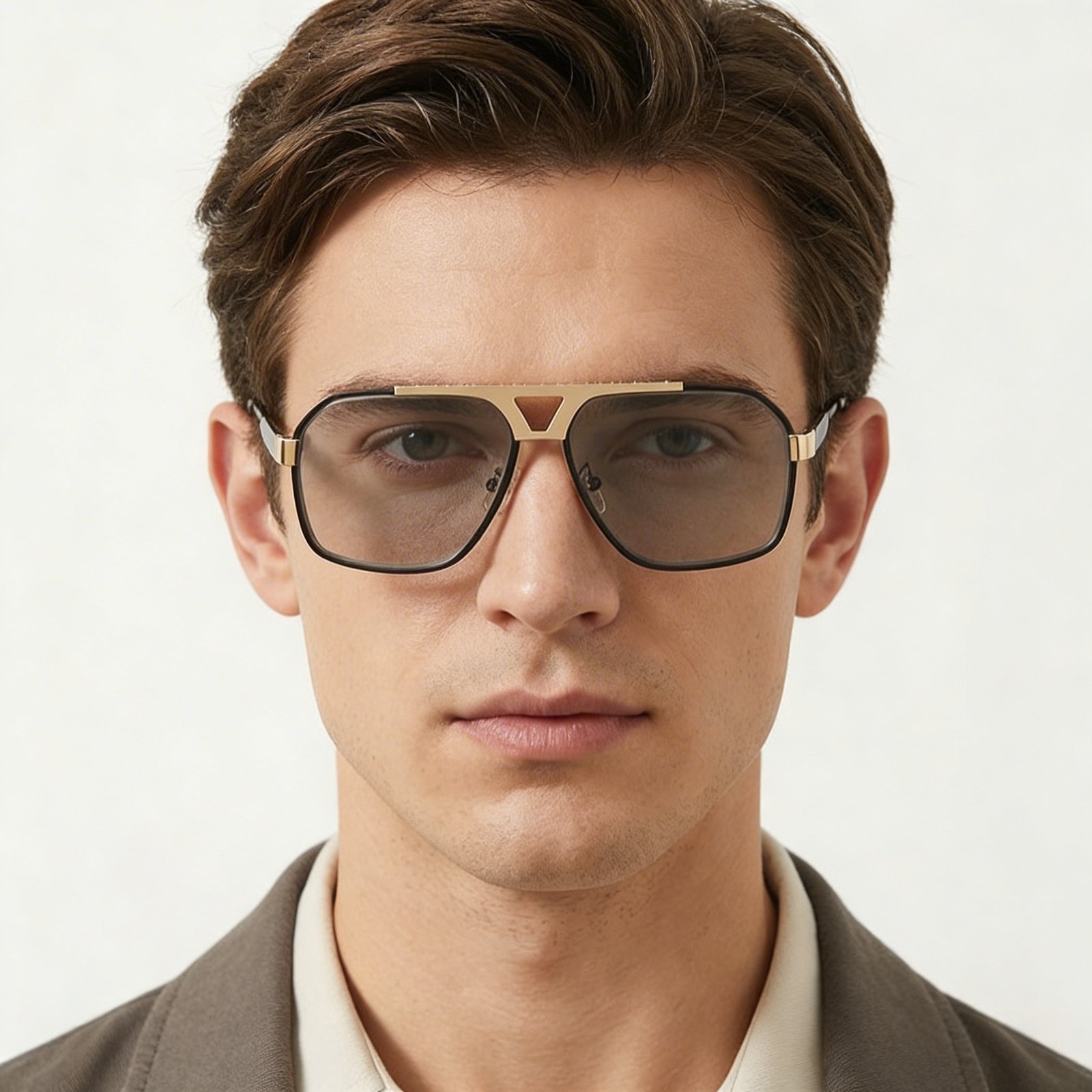 OG Noir Crown | Black Gold Navigator Sunglasses