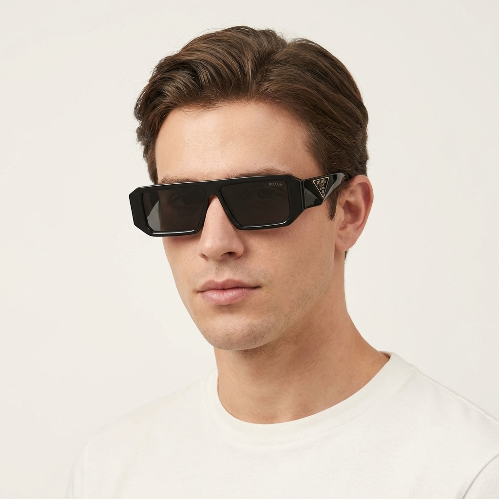 OG Noir Edge | Bold Rectangle Luxe Sunglasses