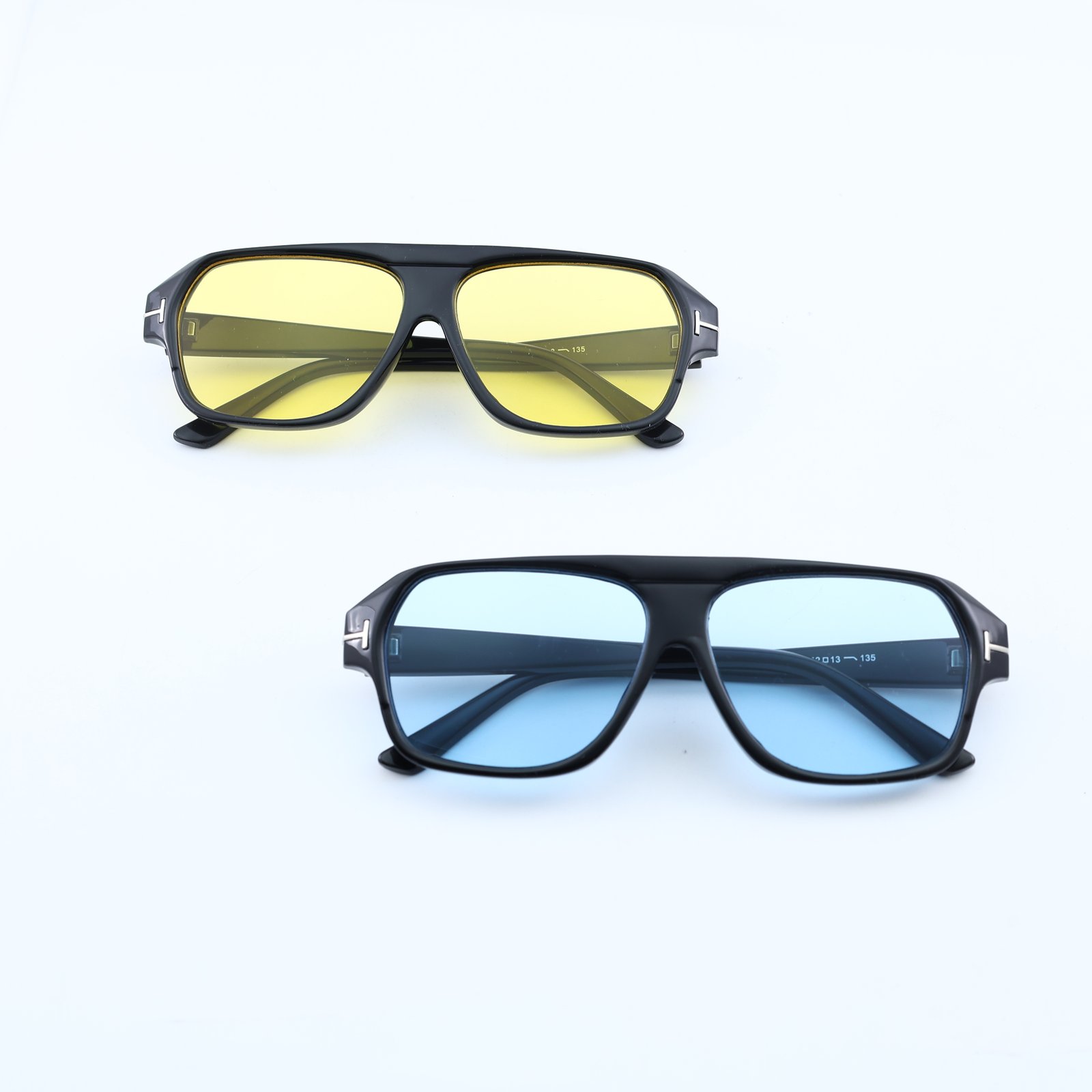 OG Noir Gold | Classic Aviator Yellow Tint Sunglasses