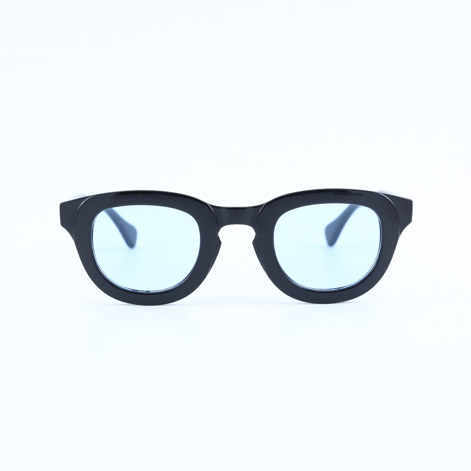 OG Noir Gold | Classic Round Amber Tint Sunglasses