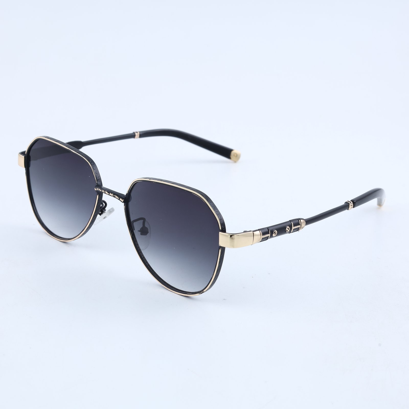 OG Noir Gold | Classic Round Luxe Sunglasses