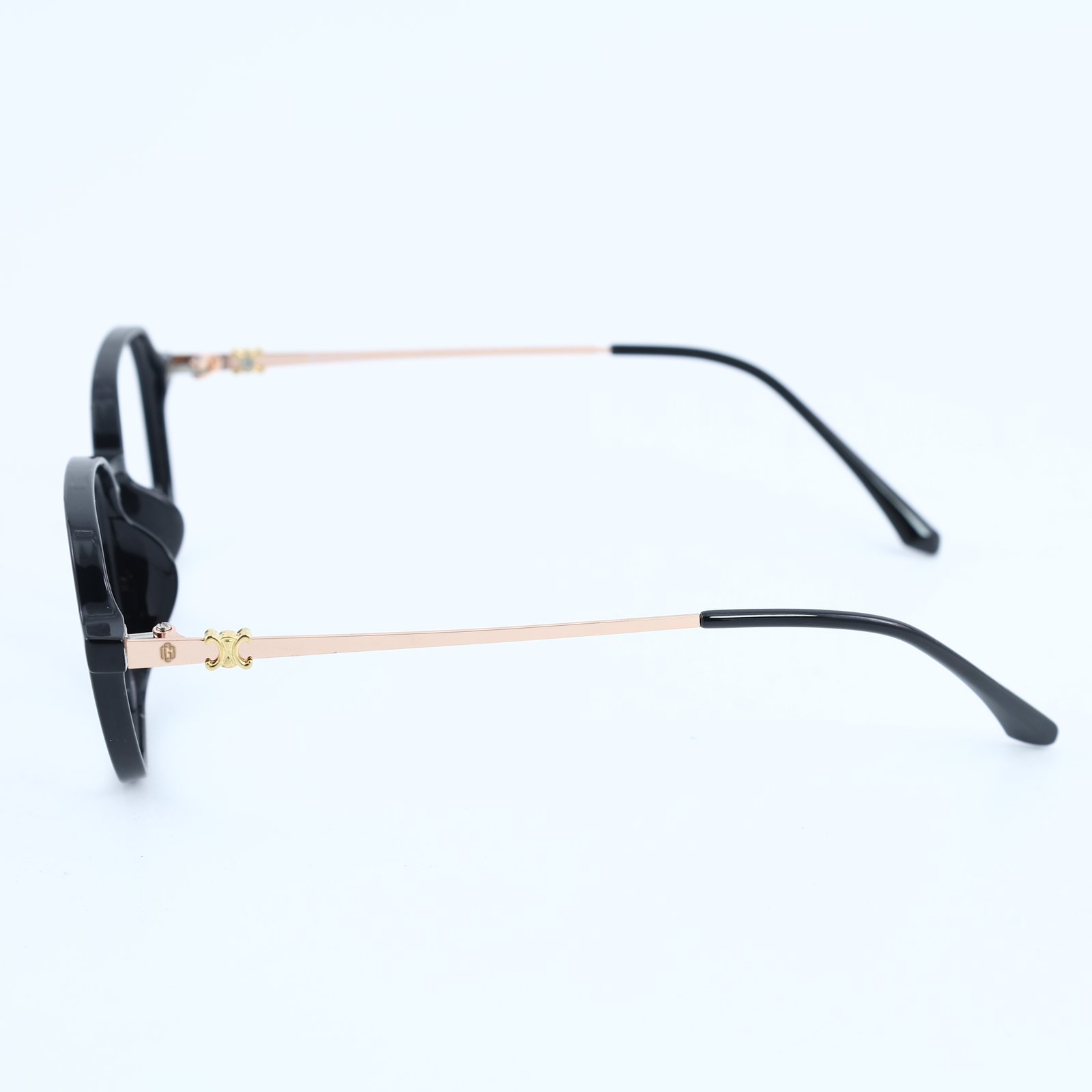 OG Noir Grace | Black Round Minimal Eyeglasses