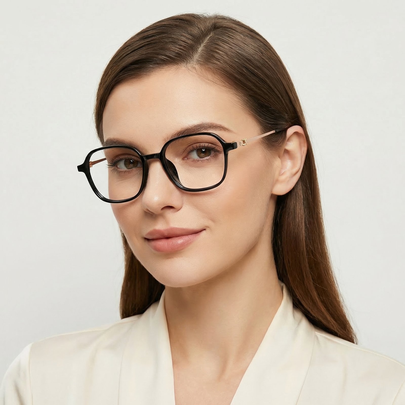 OG Noir Grace | Black Round Minimal Eyeglasses