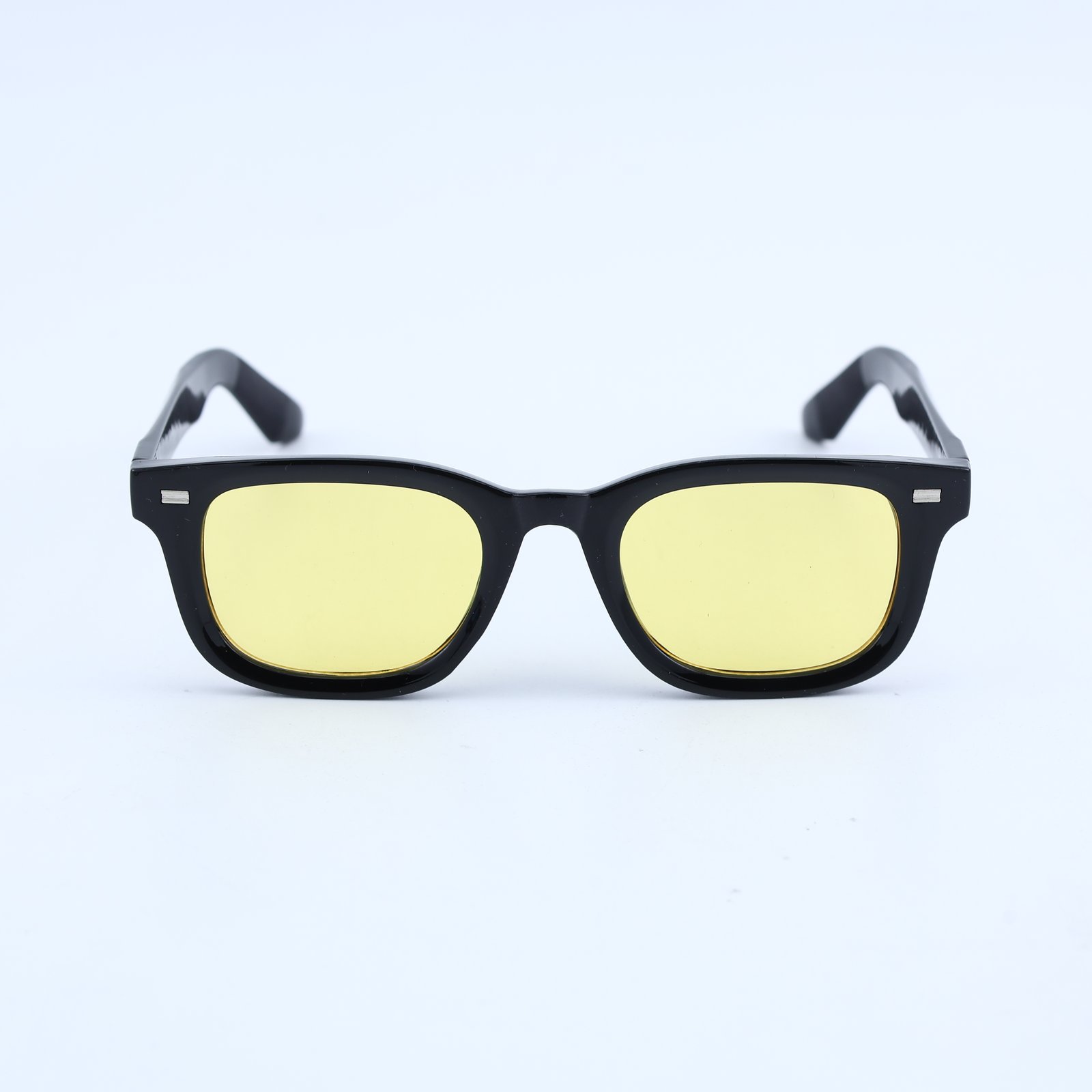 OG Noir Ice | Classic Square Blue Tint Sunglasses