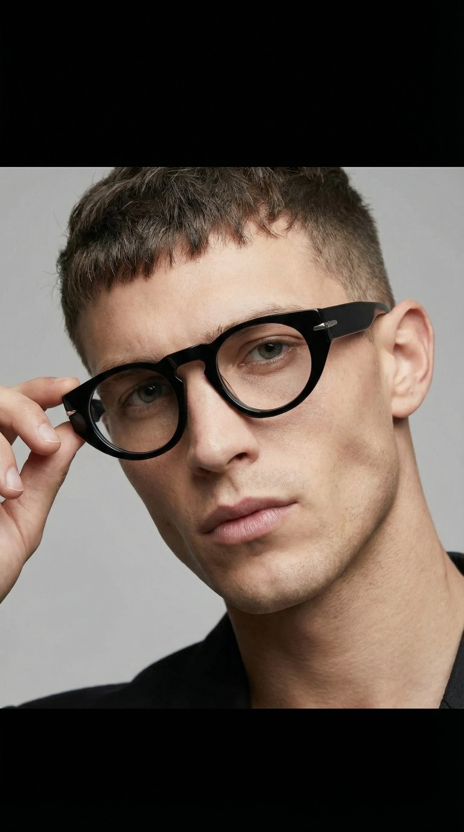 OG Noir Loop Men’s Eyeglasses | Premium Full Rim Optical Frame