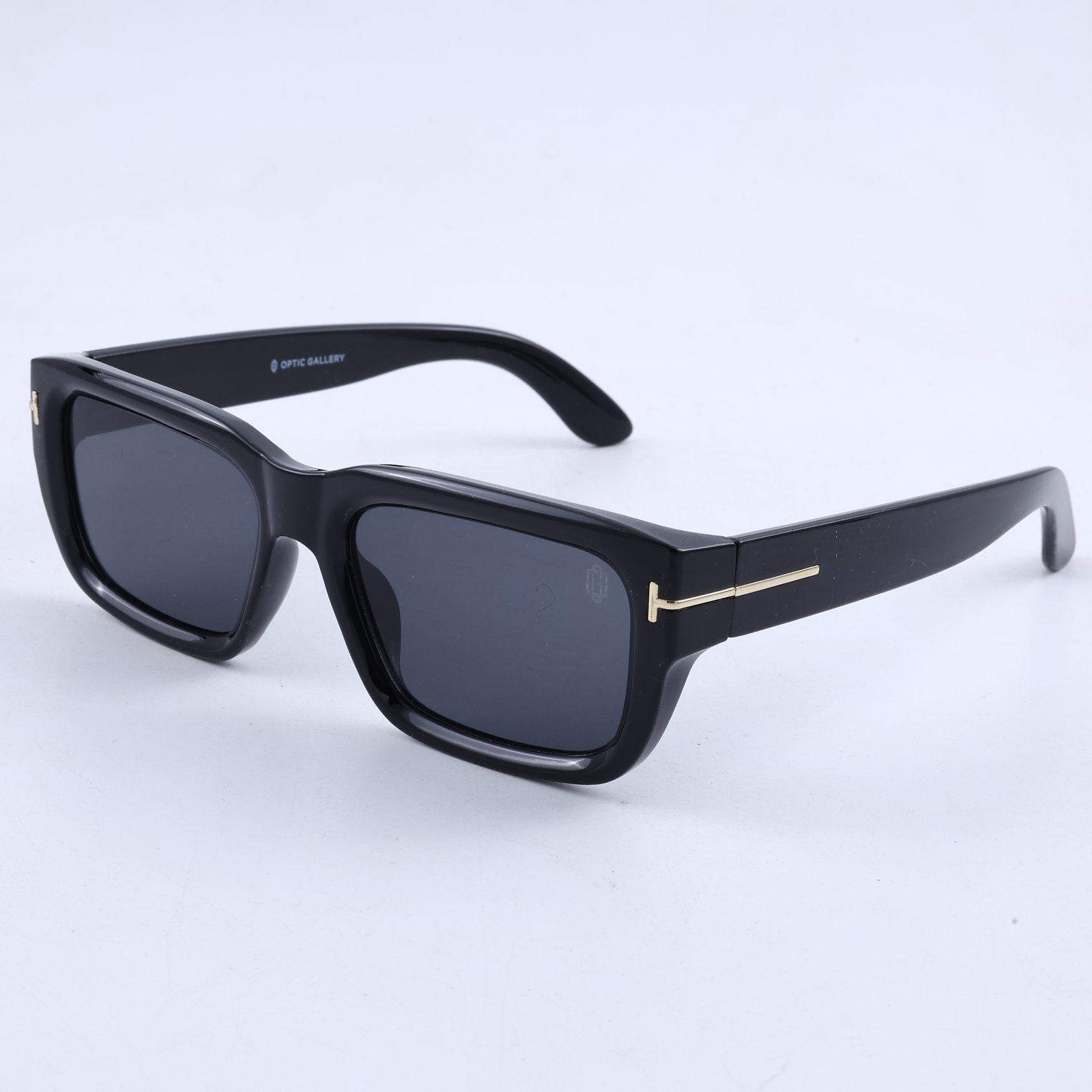 OG Obsidian Edge | Luxury Matte Black Rectangular Optical Frame