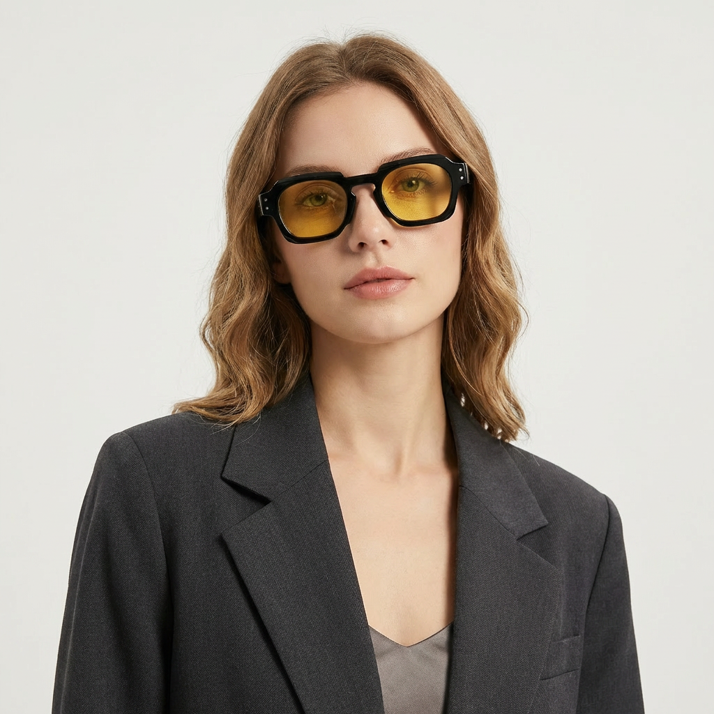 OG Olive Mist | Classic Square Green Tint Sunglasses