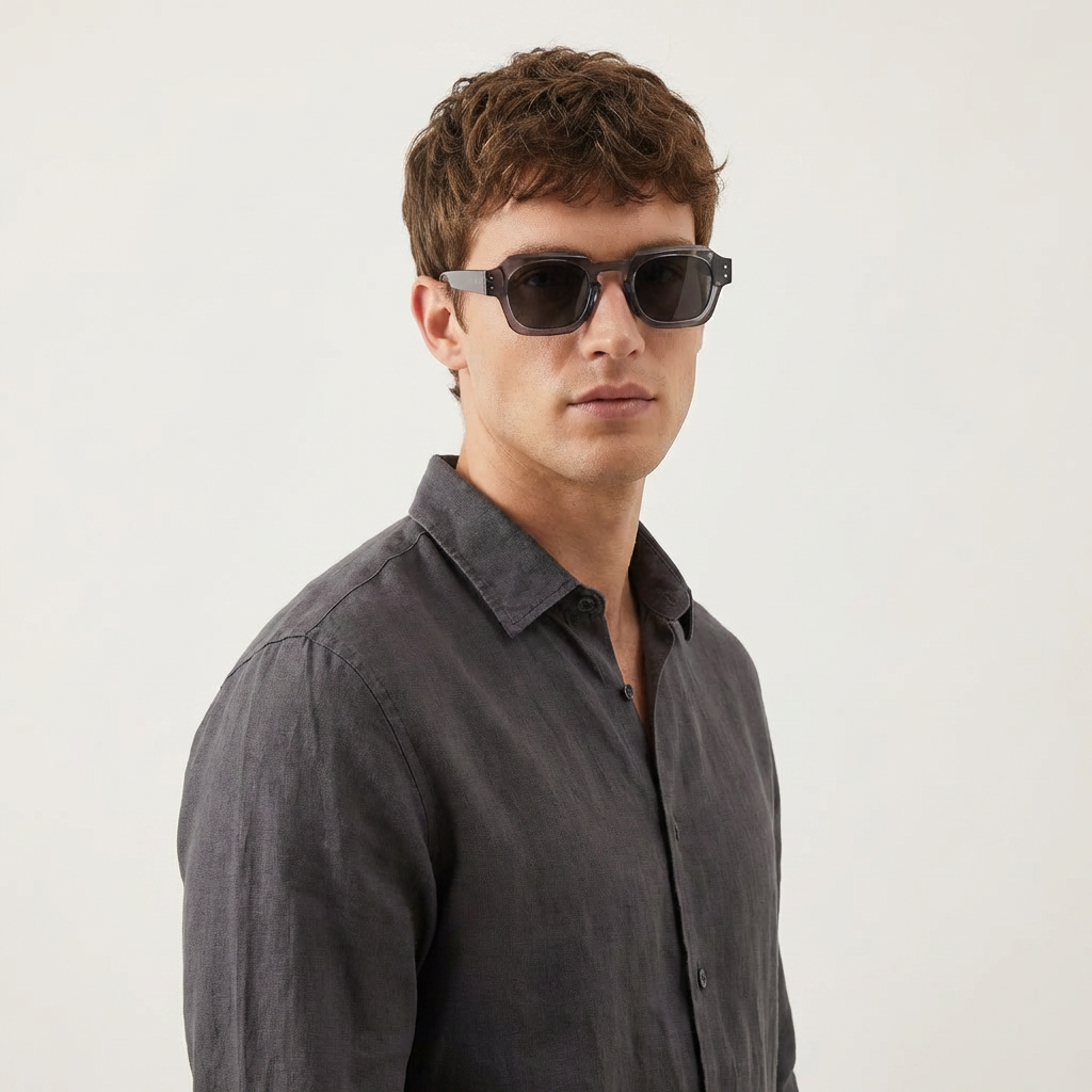 OG Olive Mist | Classic Square Green Tint Sunglasses