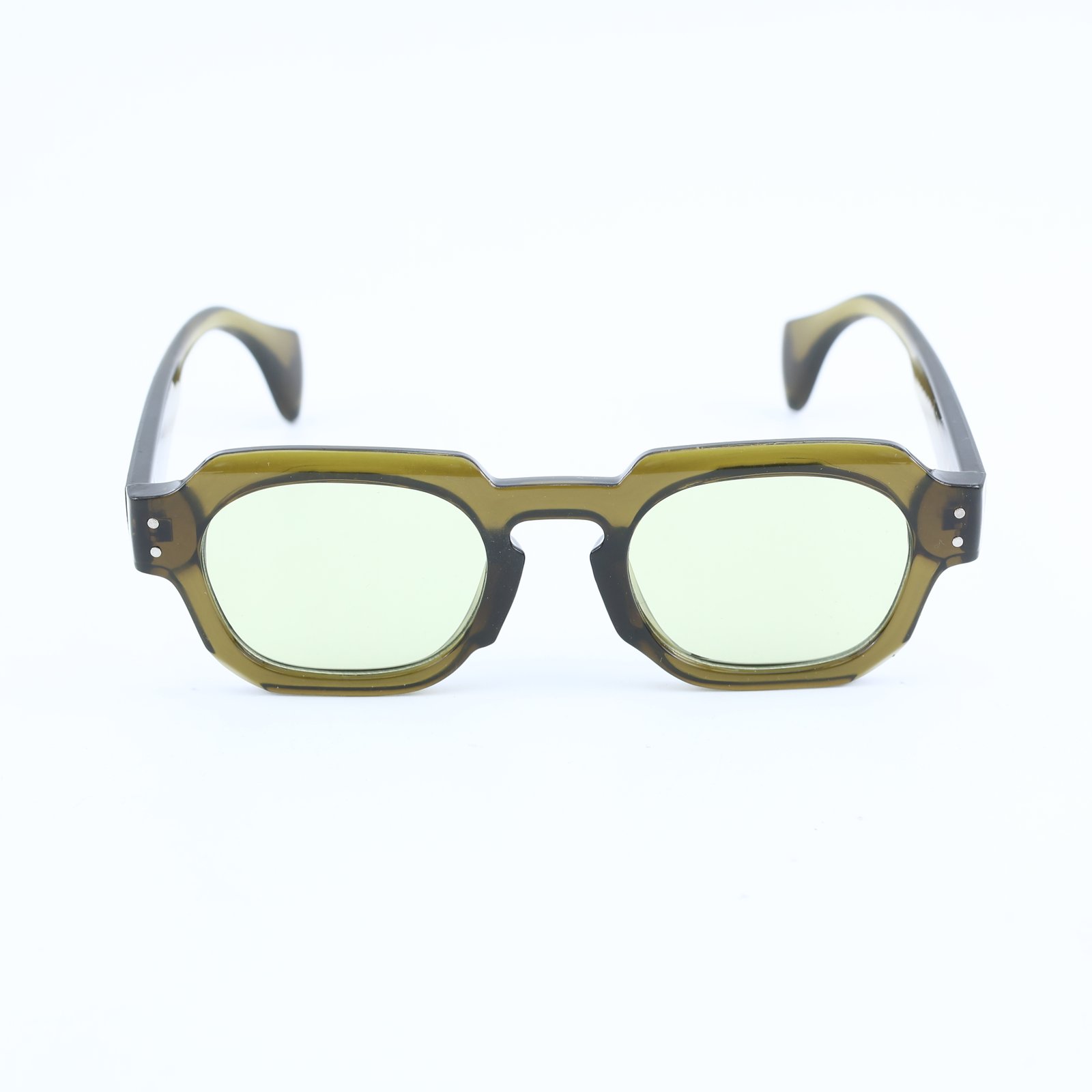 OG Olive Mist | Classic Square Green Tint Sunglasses