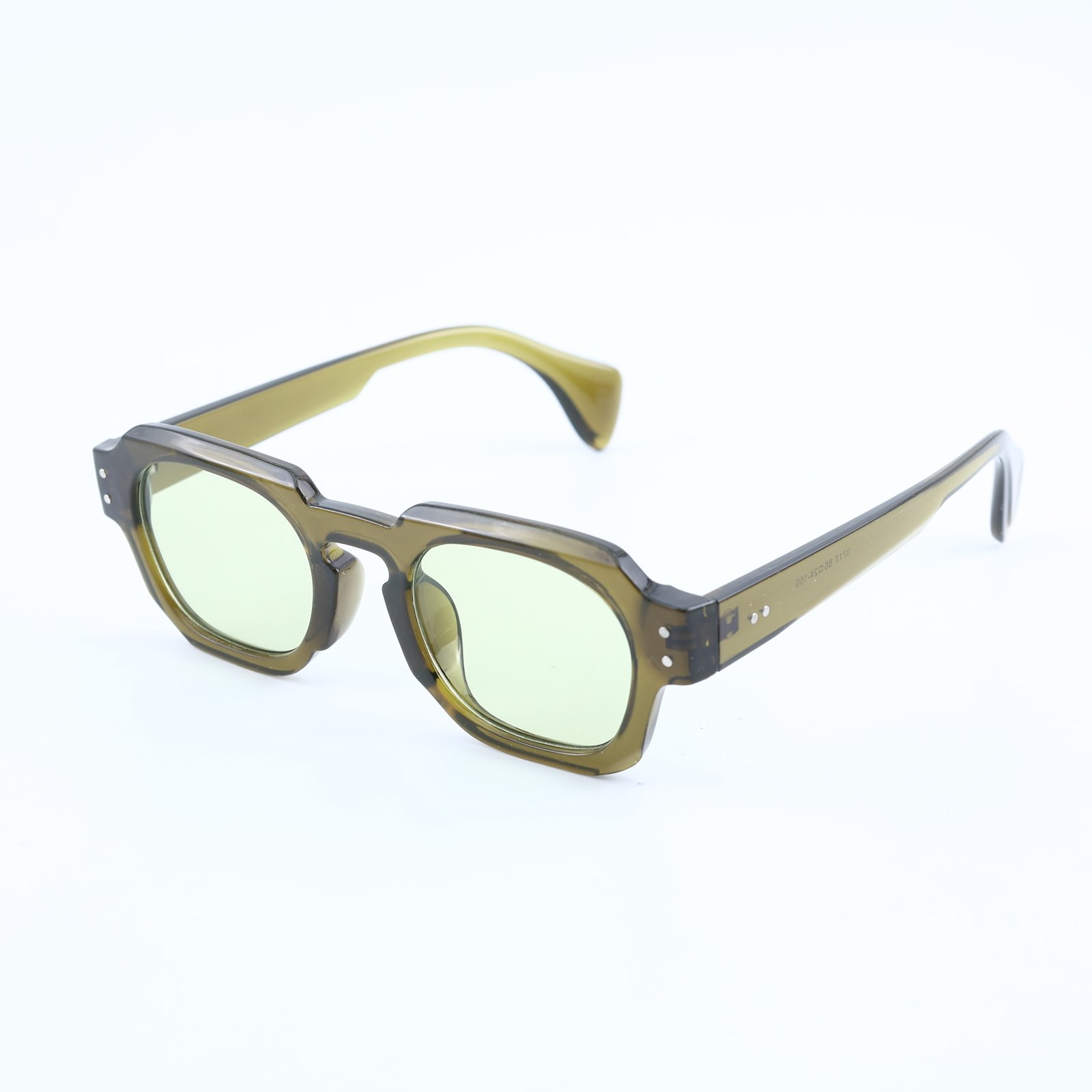 OG Olive Mist | Classic Square Green Tint Sunglasses