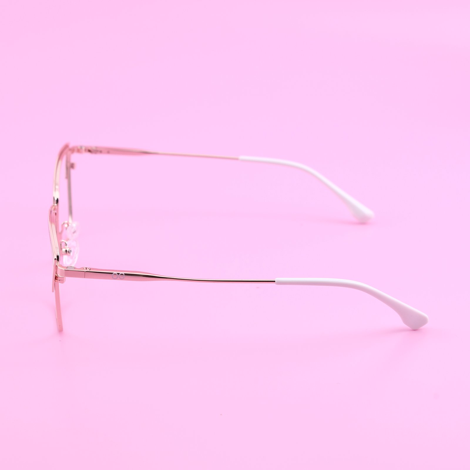 OG Pink Mirage | Crystal Frame Pink Mirror Sunglasses