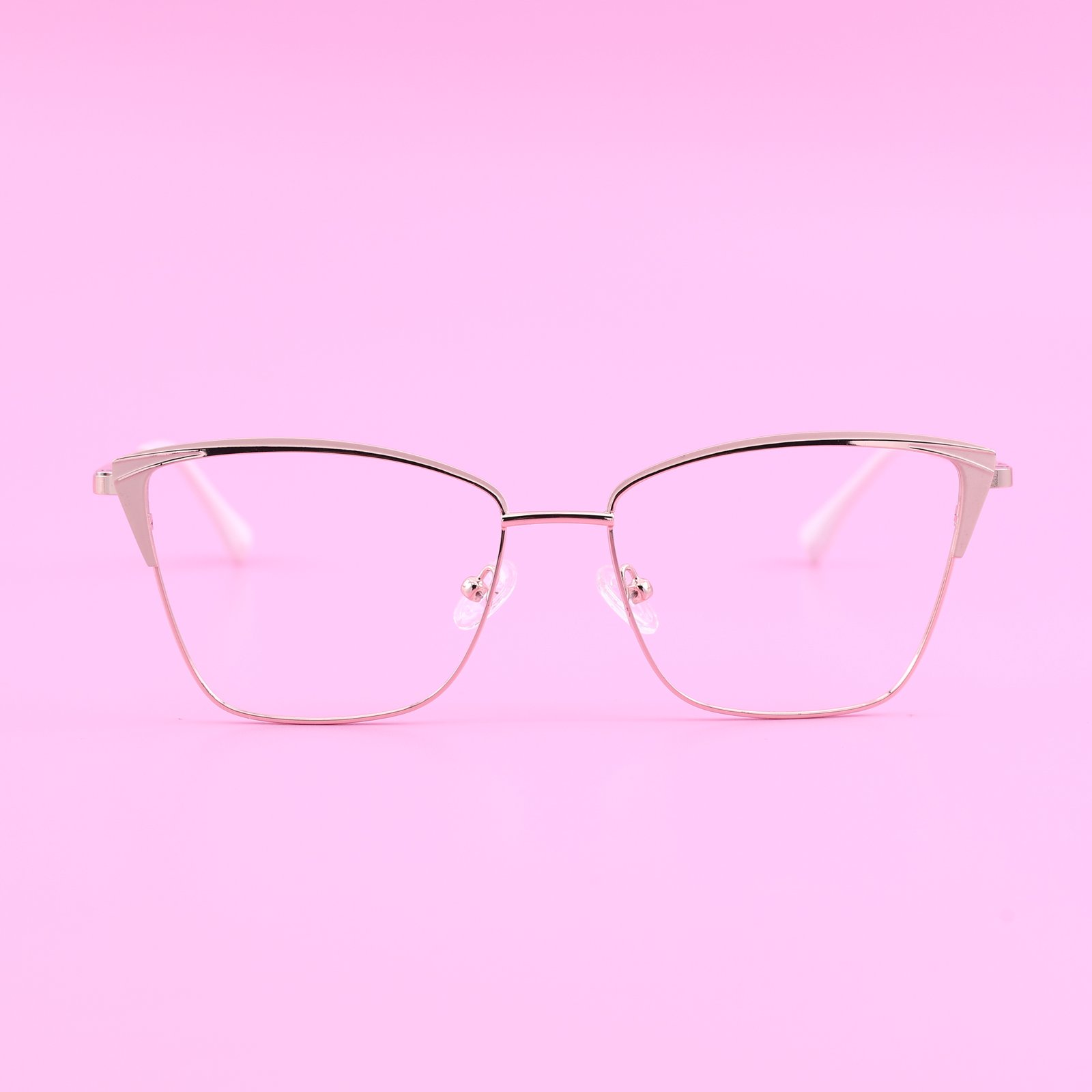 OG Pink Mirage | Crystal Frame Pink Mirror Sunglasses