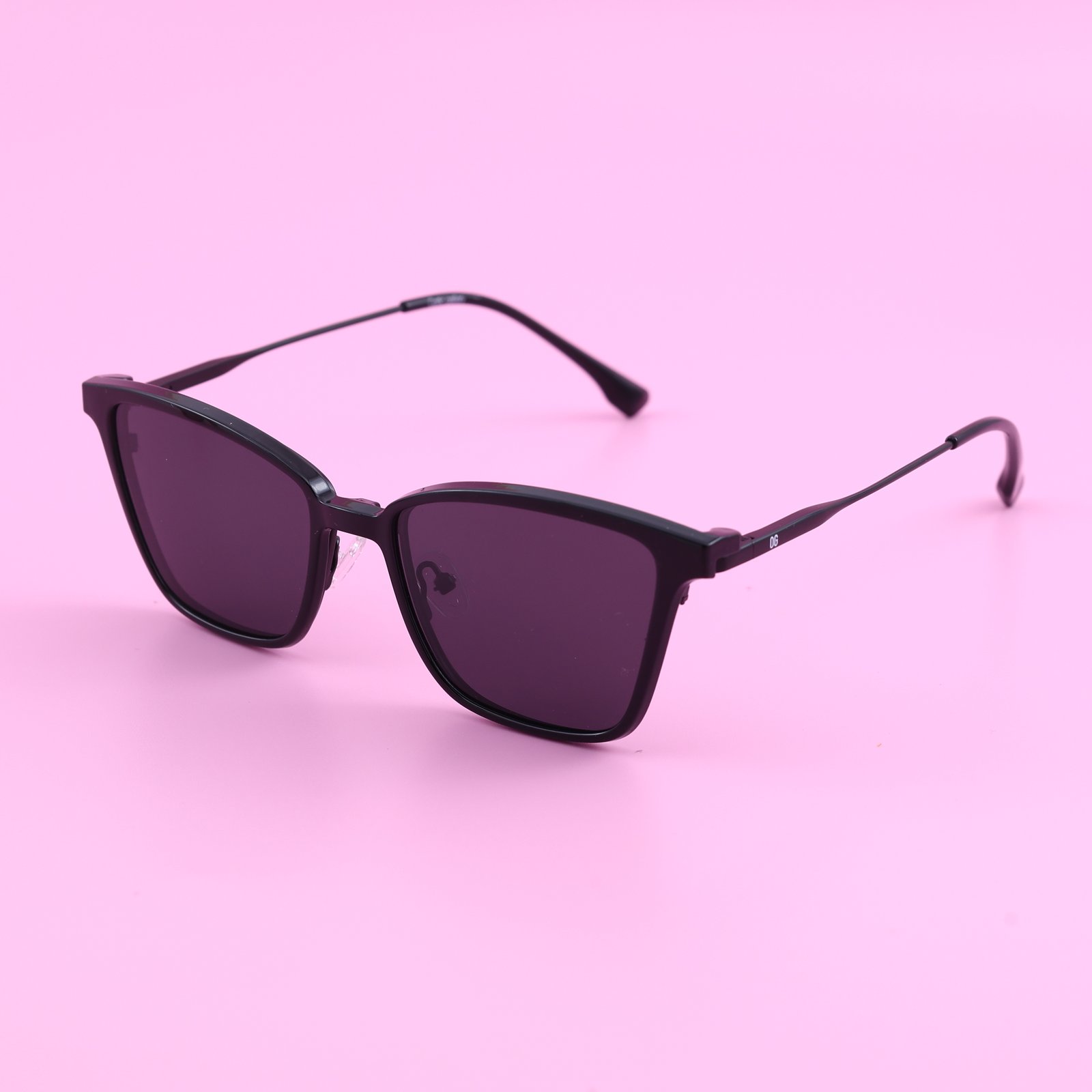 OG Pink Mirage | Crystal Frame Pink Mirror Sunglasses