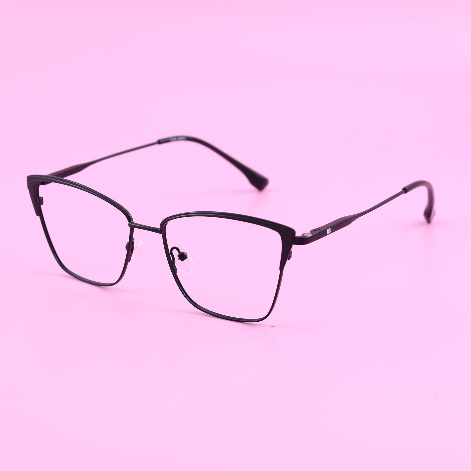 OG Pink Mirage | Crystal Frame Pink Mirror Sunglasses