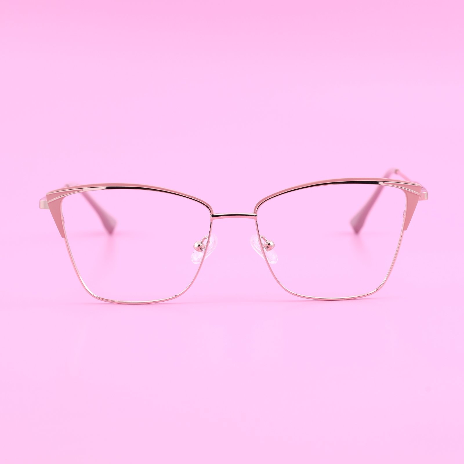OG Pink Mirage | Crystal Frame Pink Mirror Sunglasses