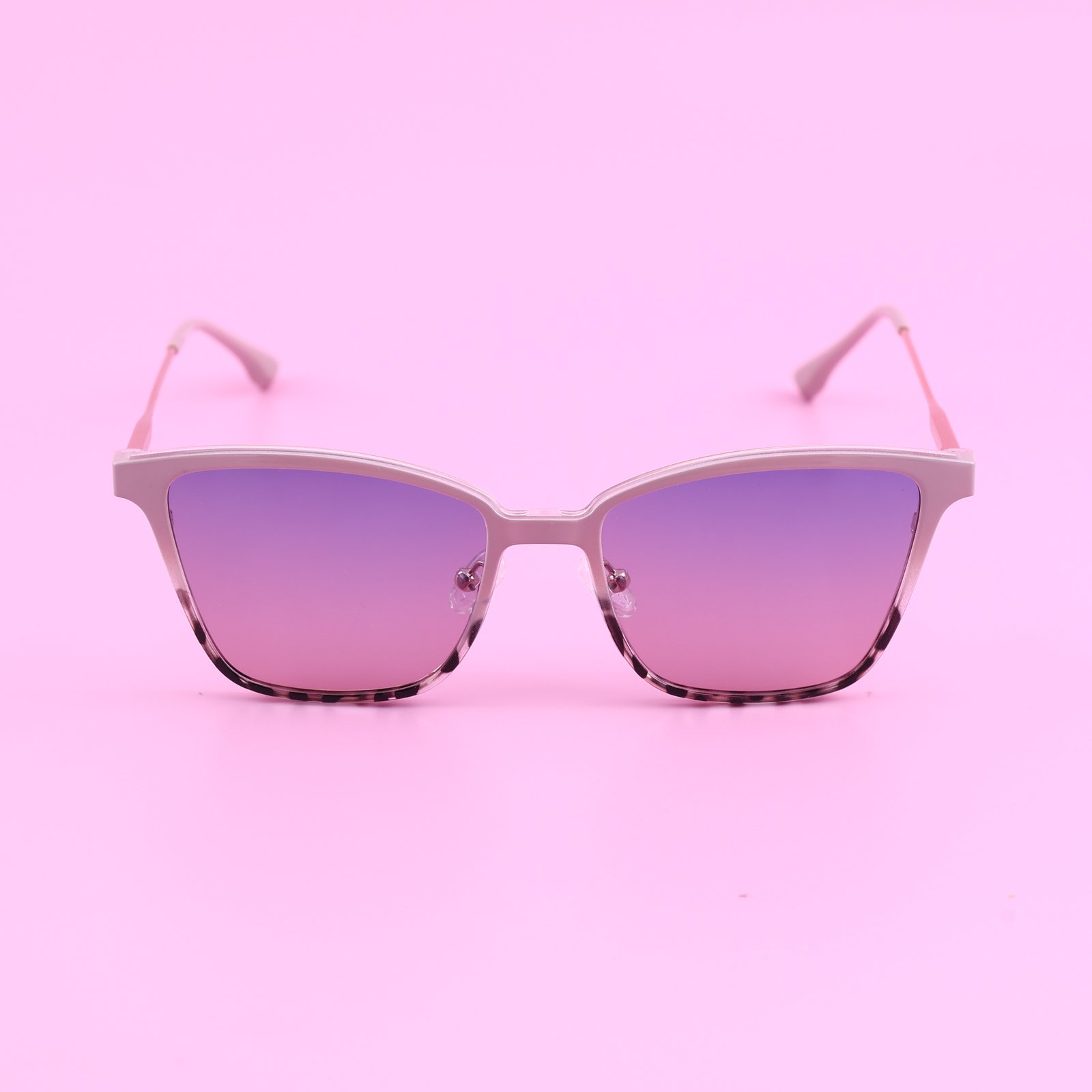 OG Pink Mirage | Crystal Frame Pink Mirror Sunglasses