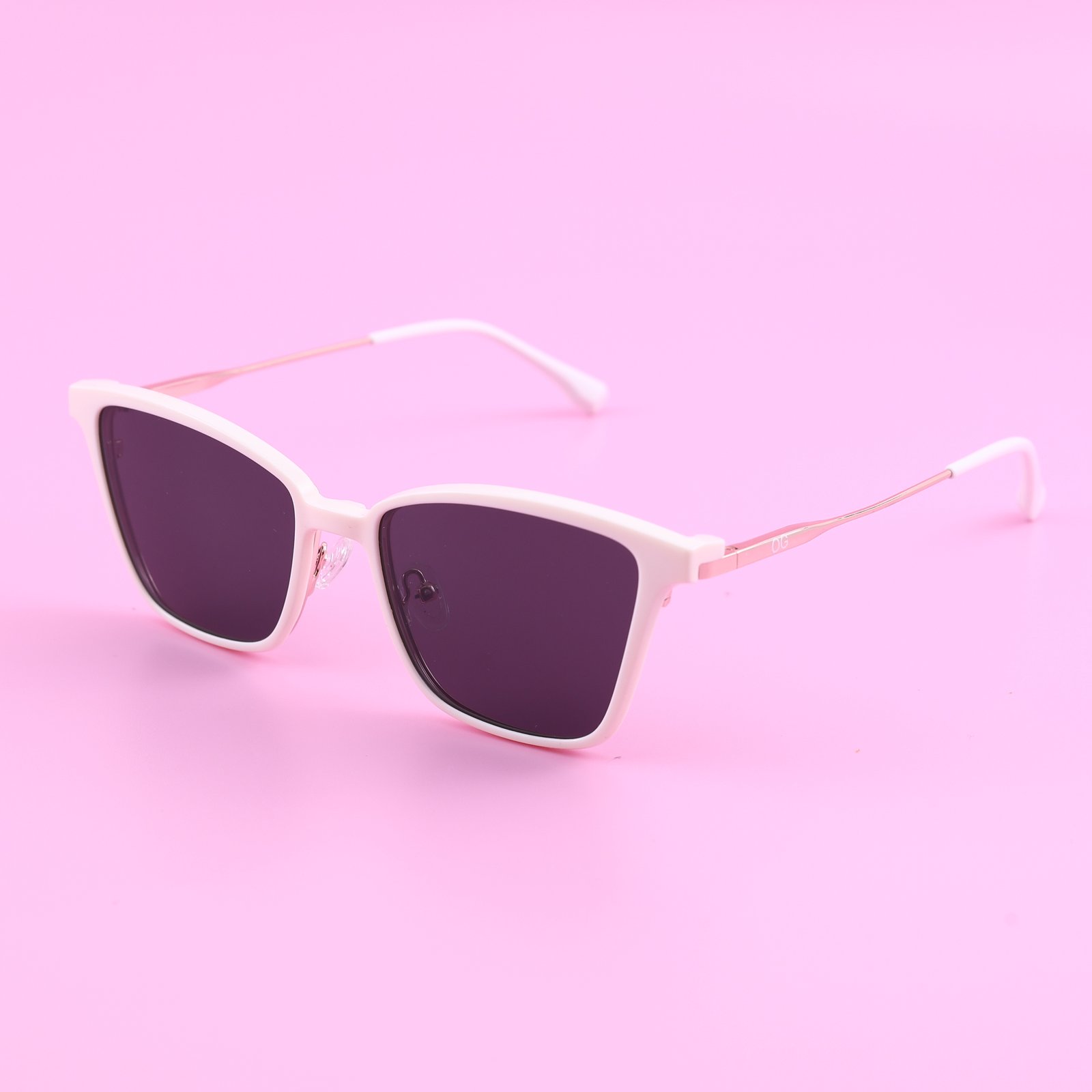 OG Pink Mirage | Crystal Frame Pink Mirror Sunglasses