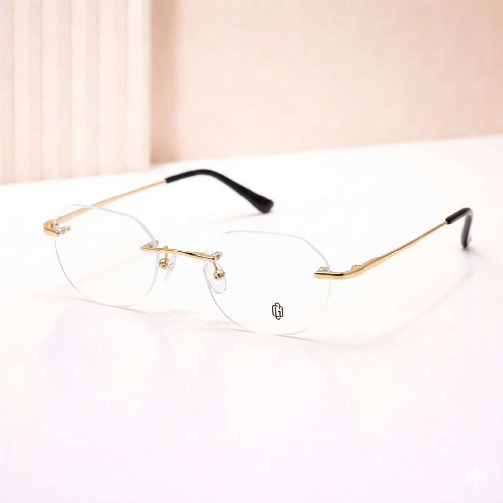 OG Pure Vista Rimless Eyeglasses | Lightweight Premium Optical Frame