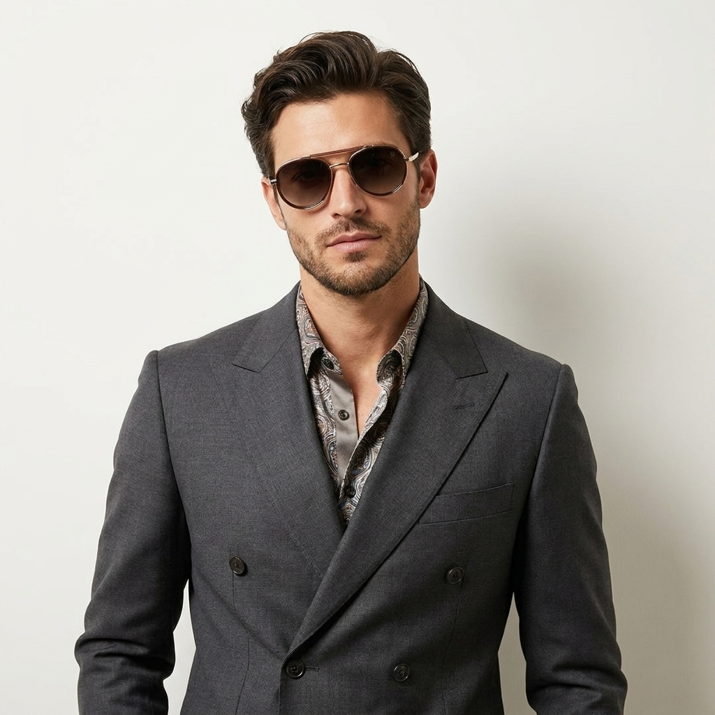OG Retro Aero Full Rim Sunglasses Unisex – Classic Vintage Style Shades
