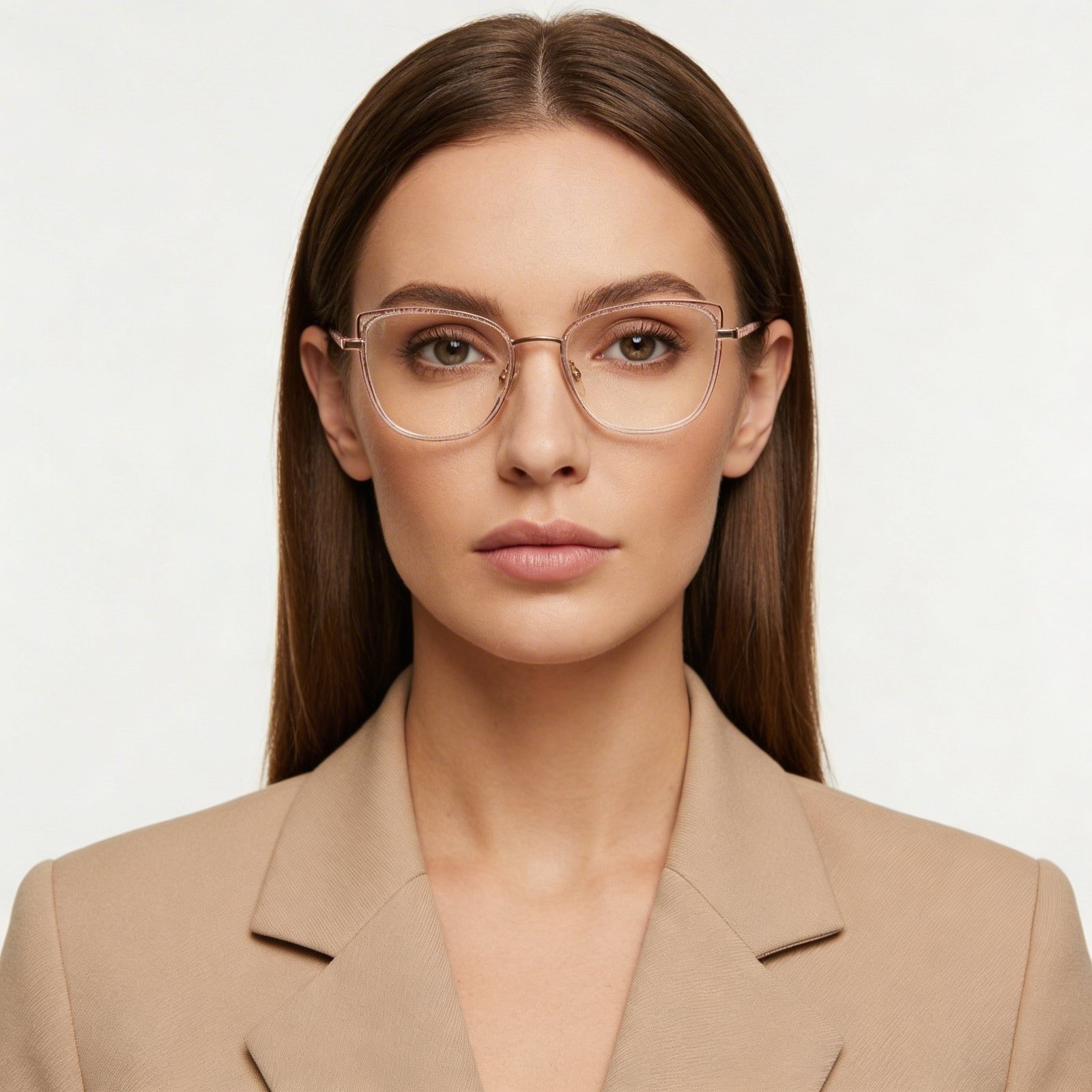 OG Rose Glow | Blush Pink Minimal Eyeglasses