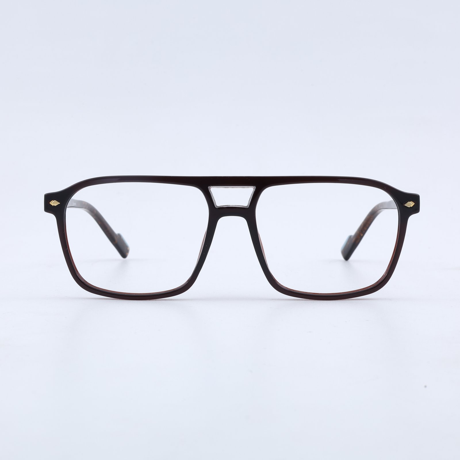 OG Royal Havana Full Rim Square Eyeglasses | Classic Dual Tone Premium Optical Frame for Men