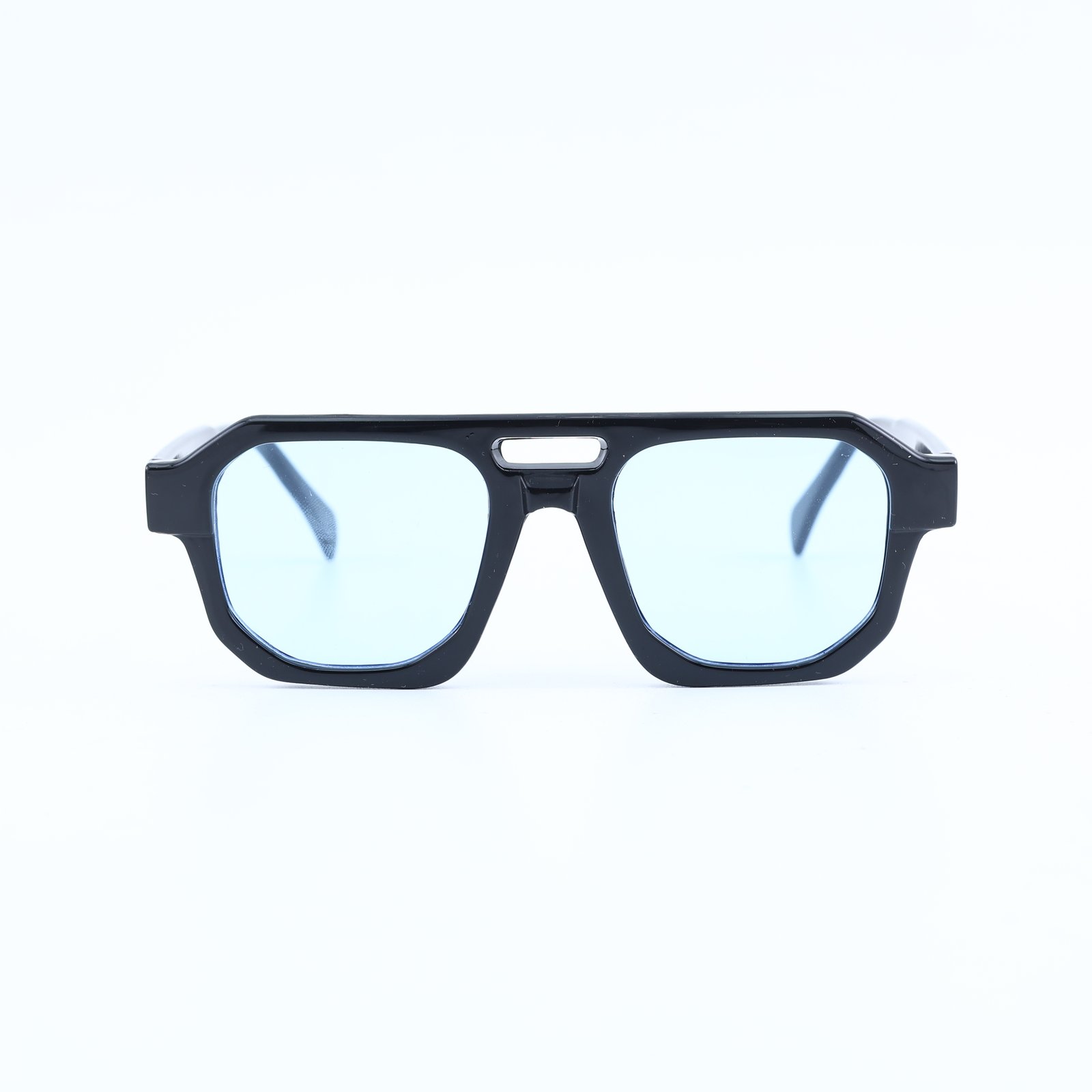 OG Shadow Ice | Bold Square Blue Tint Sunglasses