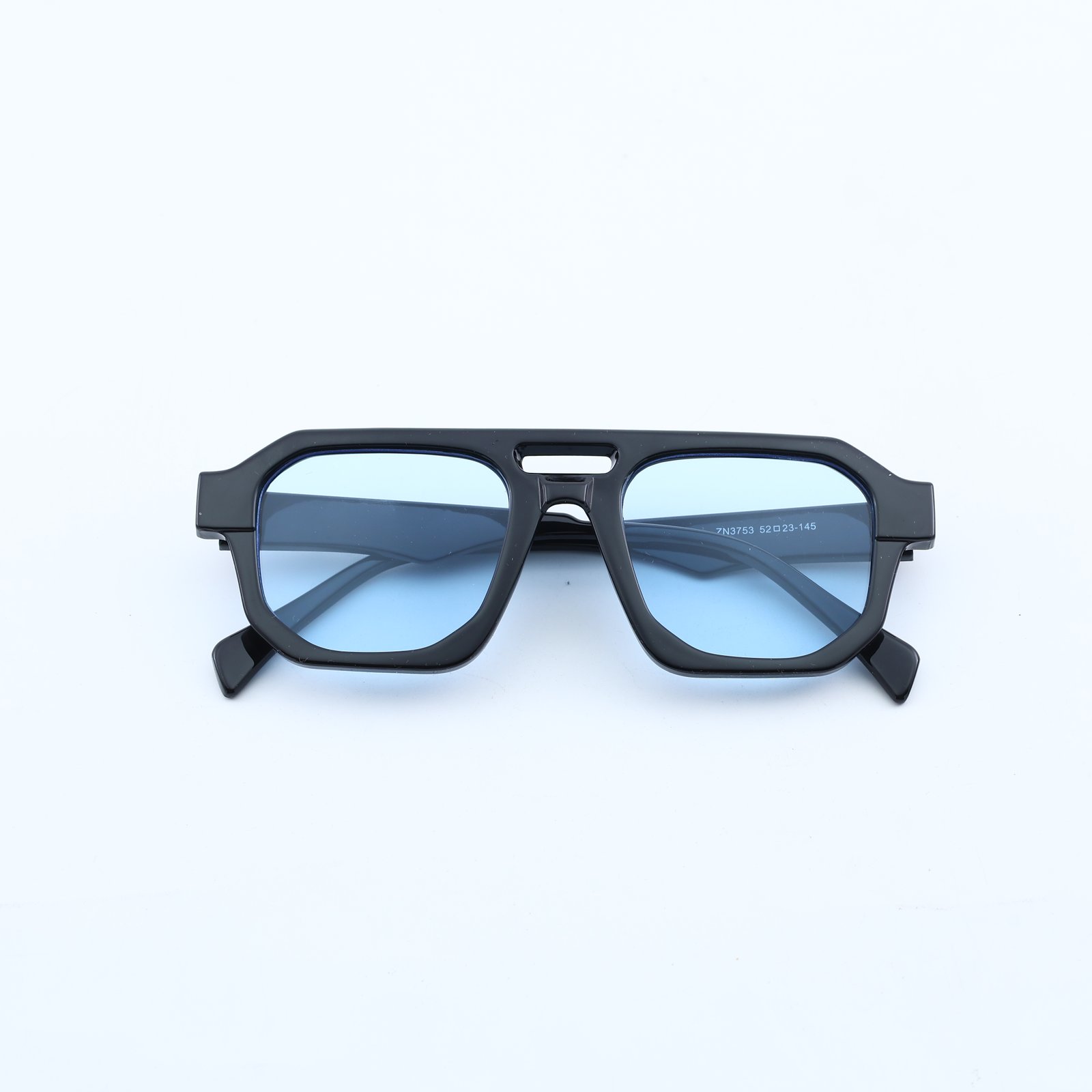 OG Shadow Ice | Bold Square Blue Tint Sunglasses