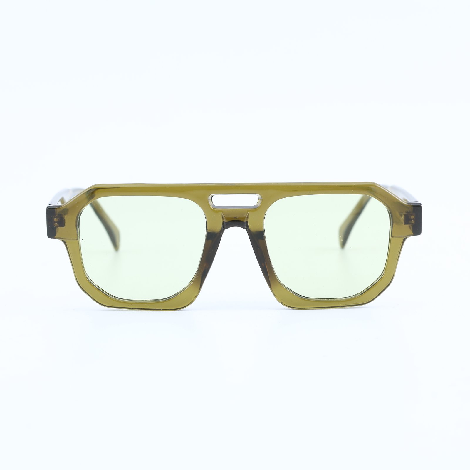 OG Shadow Ice | Bold Square Blue Tint Sunglasses