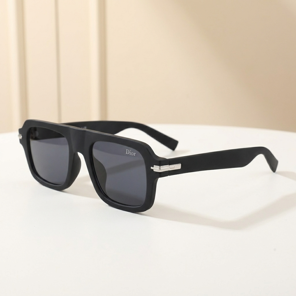 OG Shadow Luxe | Matte Black Classic Square Sunglasses