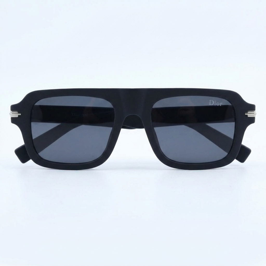 OG Shadow Luxe | Matte Black Classic Square Sunglasses